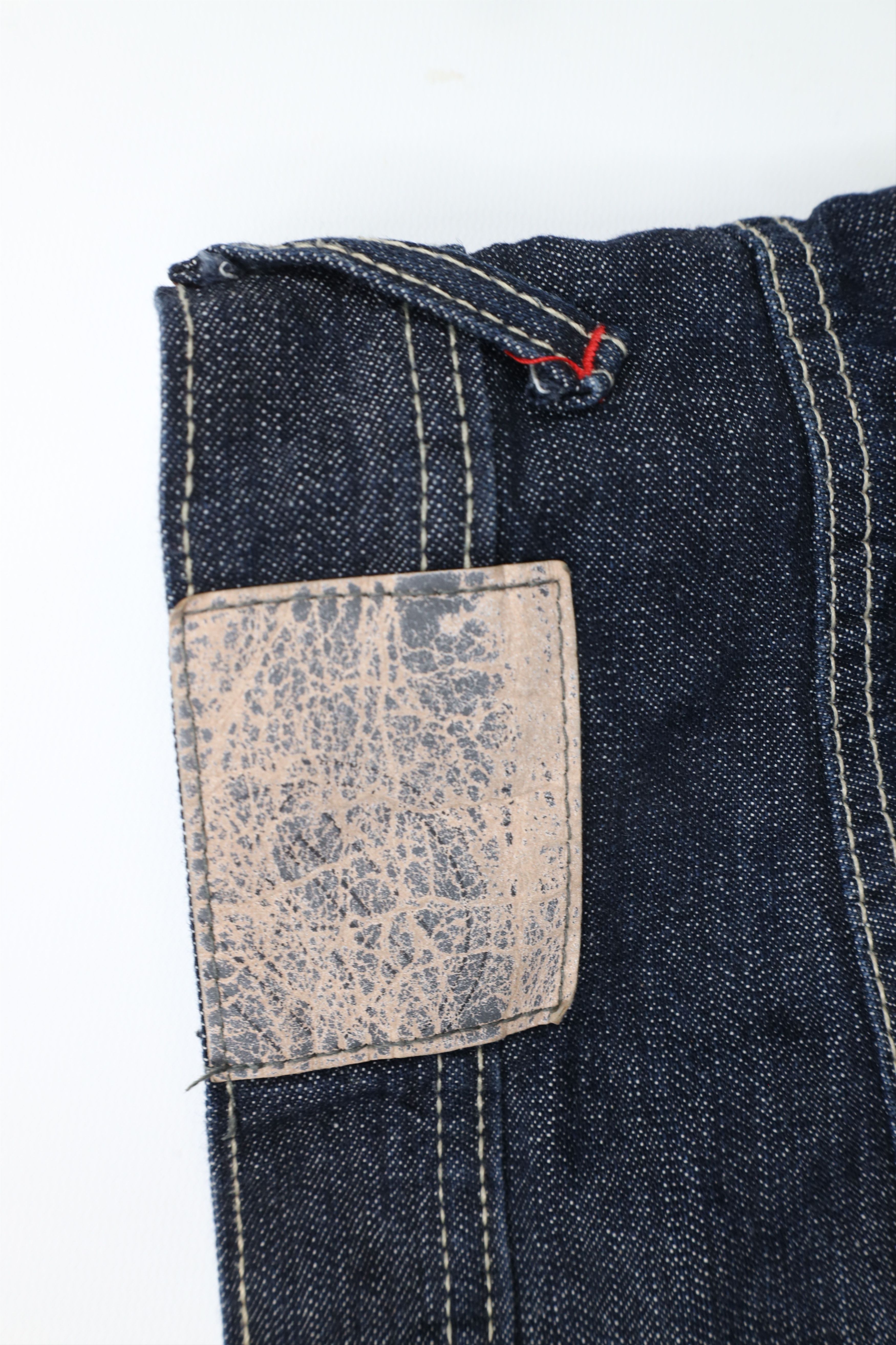 Enyce × Vintage Vintage Enyce Distressed Baggy Fit Wide Leg Denim Jeans Blue Size US 38 / EU 54 - 14 Thumbnail