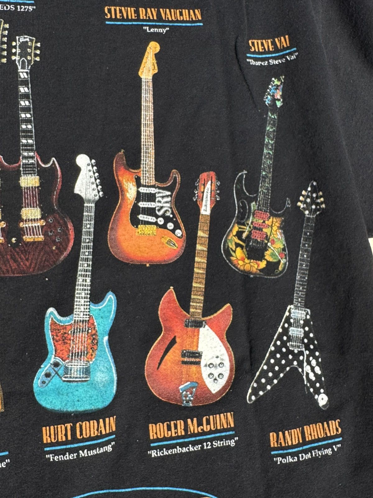 Band Tees × Vintage 1999 Kurt Cobain Famous Guitars Vintage 90’s Rock Band Shirt Size US L / EU 52-54 / 3 - 7 Thumbnail