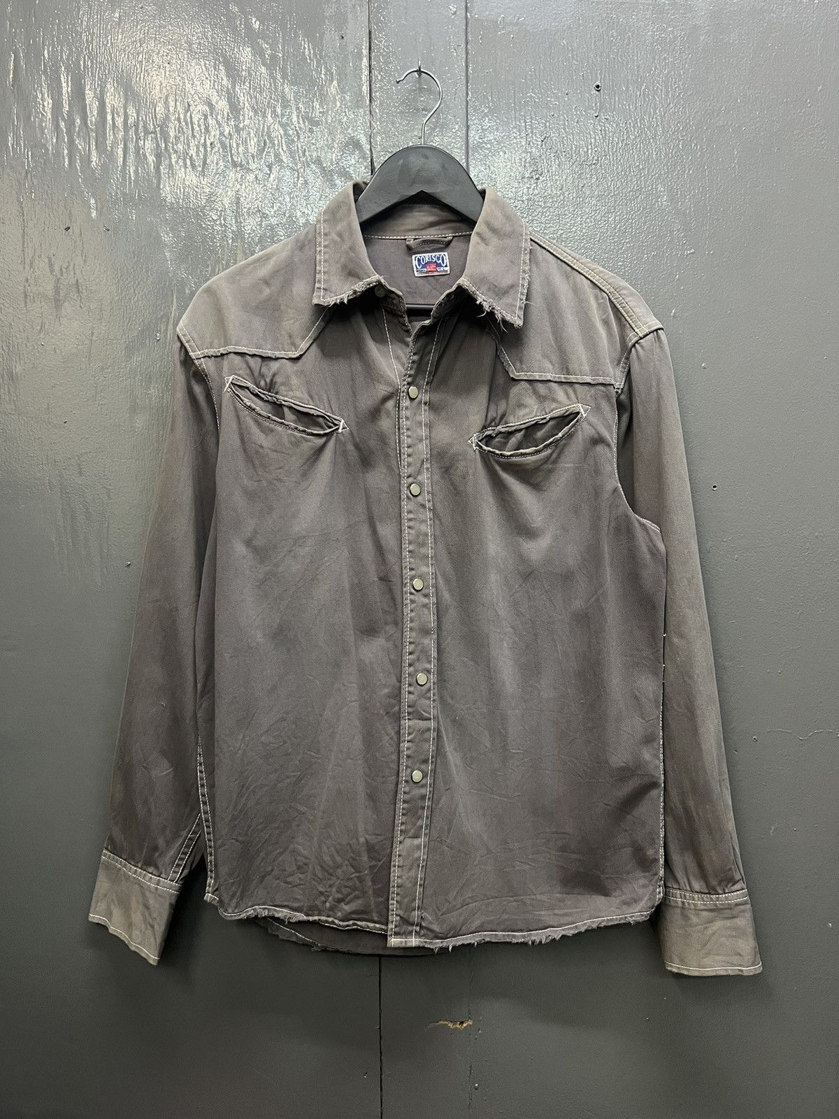 Vintage Vintage Corisco Western Pearl Snap Button Shirt Size US L / EU 52-54 / 3 - 1 Thumbnail