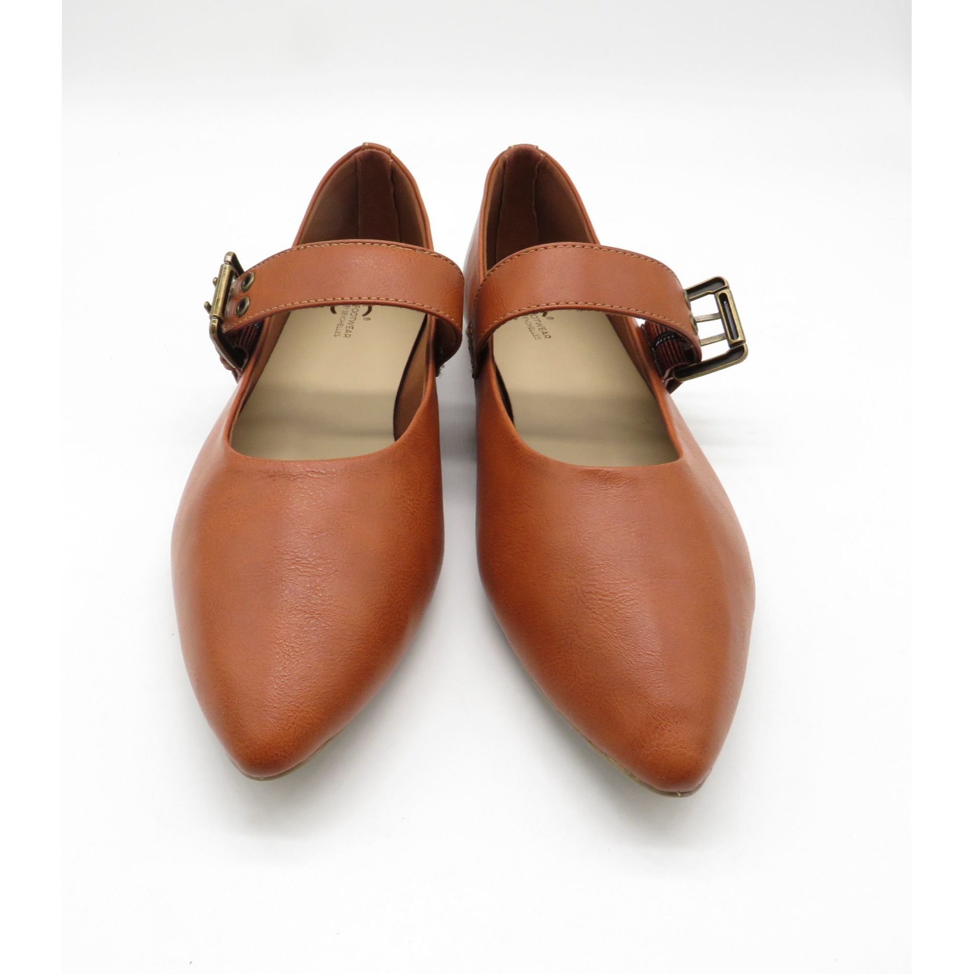 Seychelles BC By Seychelles Spinning Around Chestnut Flats Buckle Strap Size US 11 / IT 41 - 4 Thumbnail