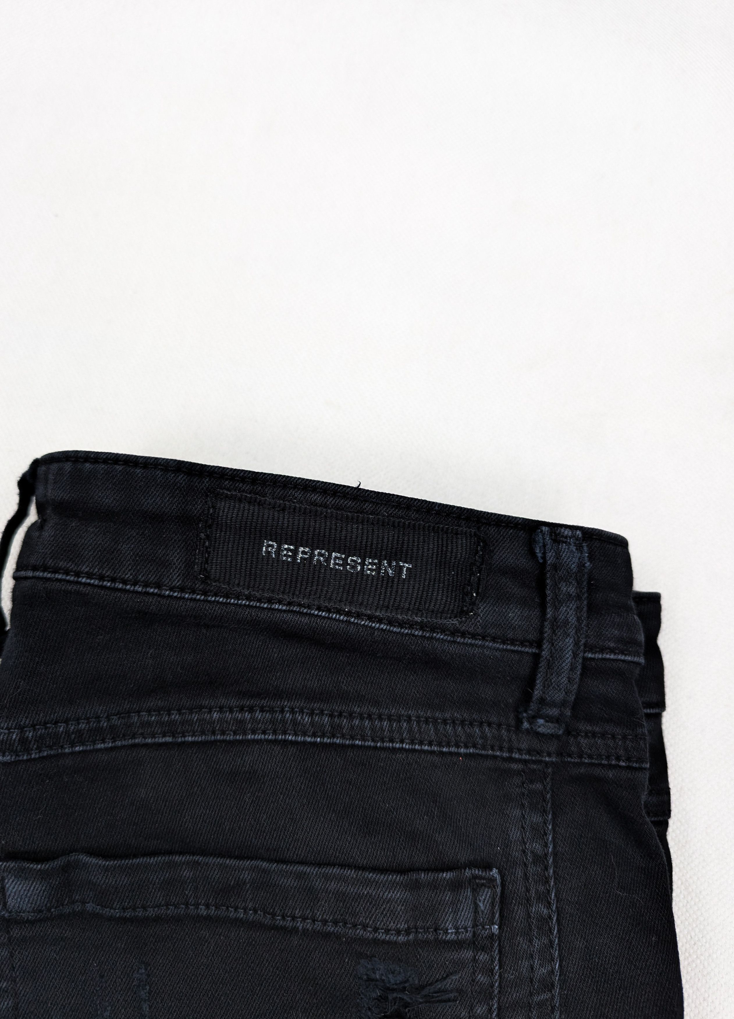 Represent Clo. Represent black biker jeans denim 30 Size US 30 / EU 46 - 5 Thumbnail