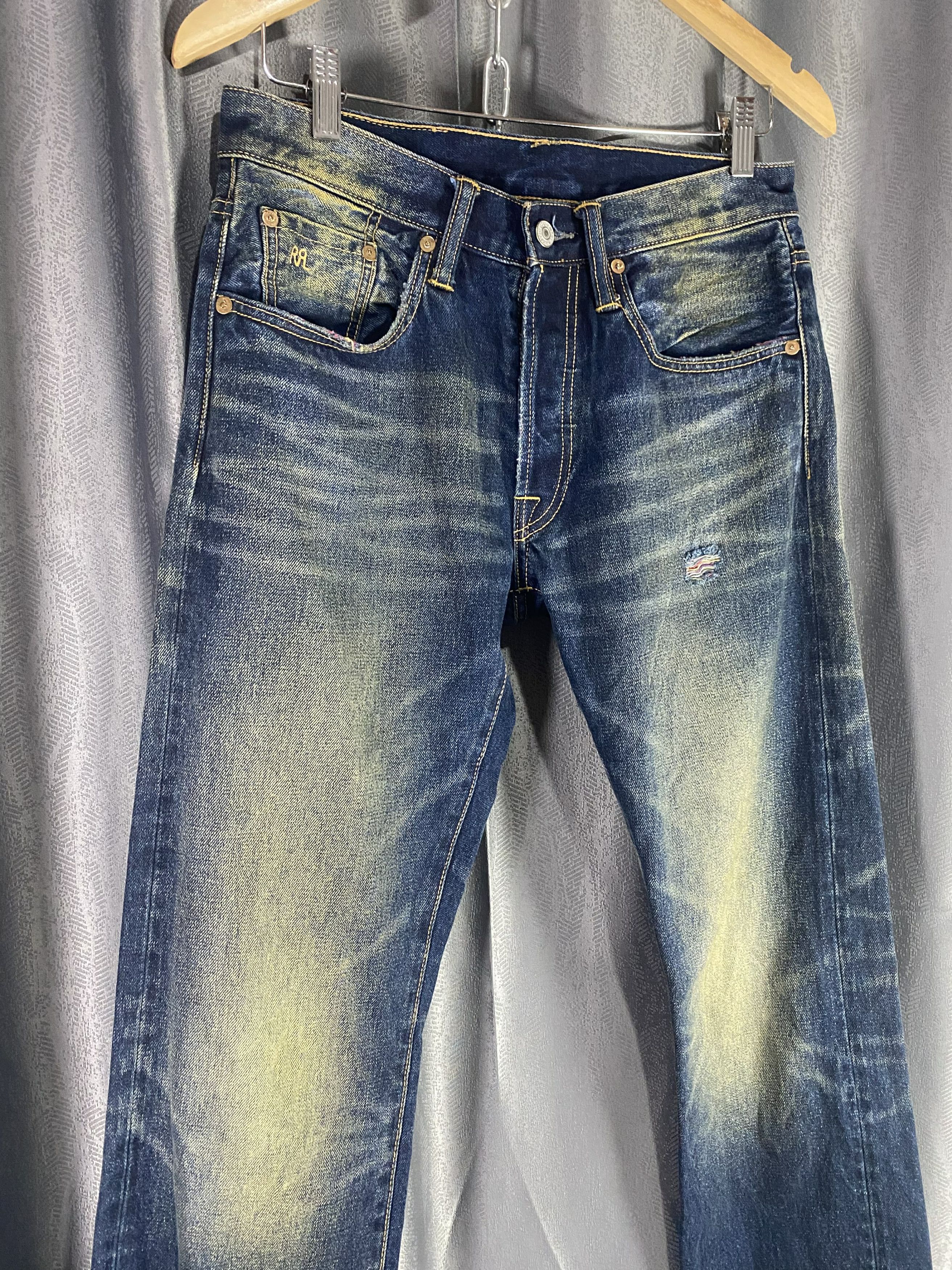 RRL Ralph Lauren RALPH LAUREN DOUBLE RL - RRL - LOW STRAIGHT SELVEDGE DENIM Size US 29 - 2 Thumbnail