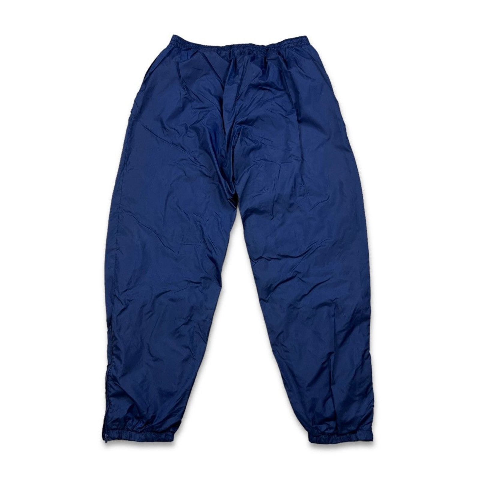 Nike × Vintage Vintage 90s Nike Track Pants XL Swoosh Windbreaker Jogger Size US 32 / EU 48 - 4 Thumbnail