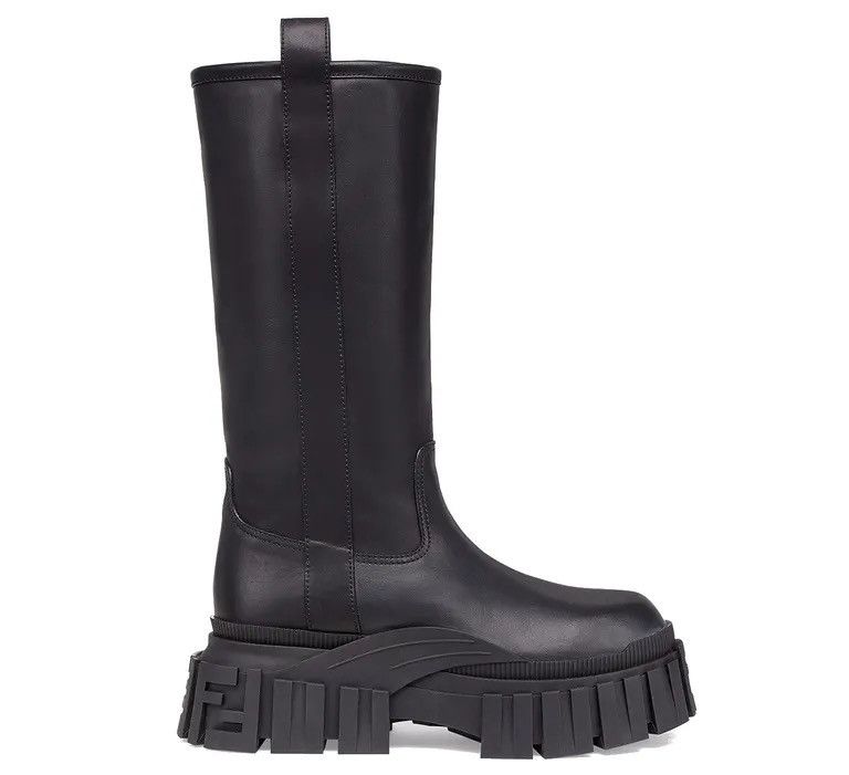 FENDI MONOGRAM LAMBSKIN BOOTS