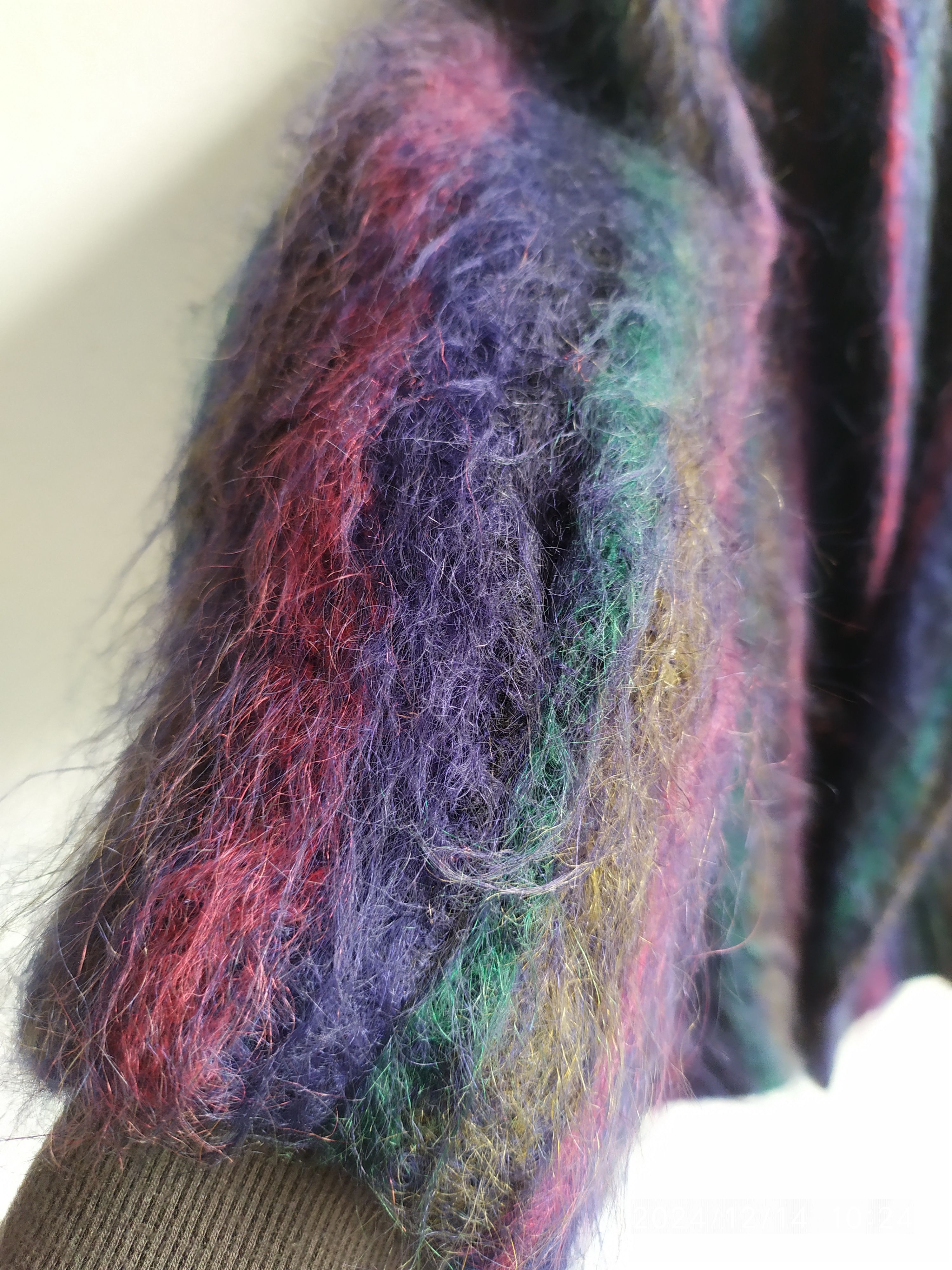 Designer × Vintage Royal Scot Mohair By Samuel Tweed For Kaoryinu Tokyo Coat Size US L / EU 52-54 / 3 - 4 Thumbnail