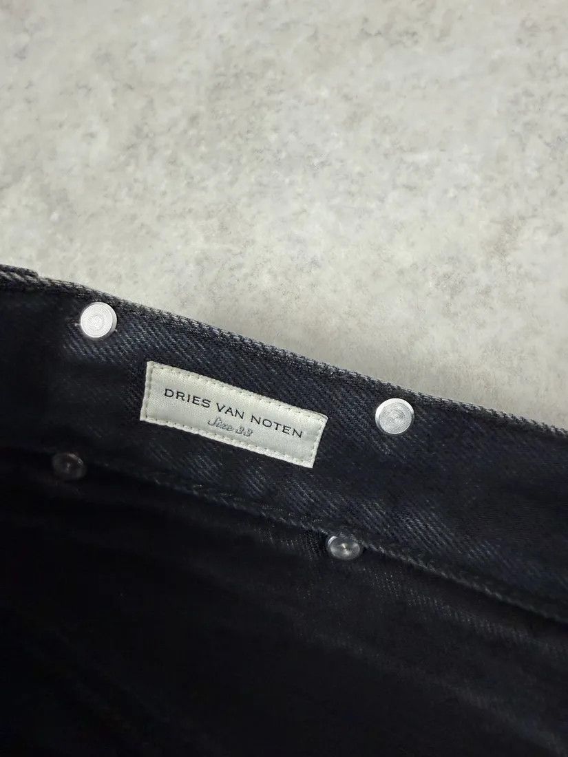 Dries Van Noten Dries Van Noten Black Tye Dye Effect Denim Jeans Size US 34 / EU 50 - 8 Thumbnail