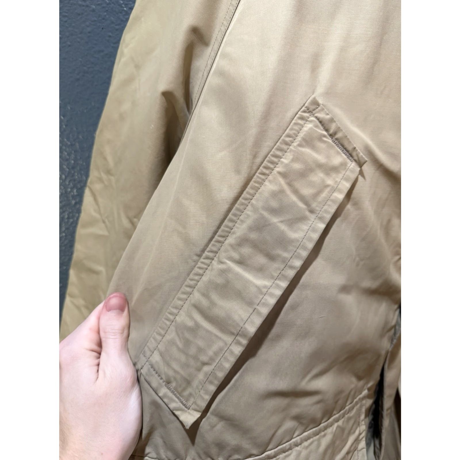 Vintage VINTAGE Bauer Down Goose Filled Puffer Blizzard Jacket Large Mens Kahki Nylon Size US L / EU 52-54 / 3 - 5 Thumbnail