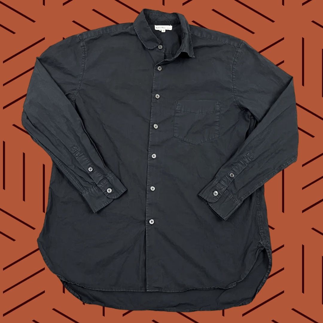 Alex Mill Alex Mill Shirt Mens Medium Button-Up Navy Blue Long Sleeve Casual Office Size US M / EU 48-50 / 2 - 1 Thumbnail