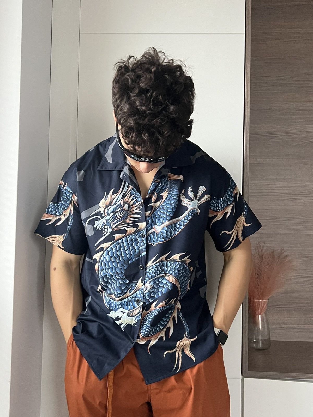 Affliction × Japanese Brand ‼️Archival Japanese Style Dragon Y2k Lite Weight Silk Tee‼️ Size US L / EU 52-54 / 3 - 3 Thumbnail