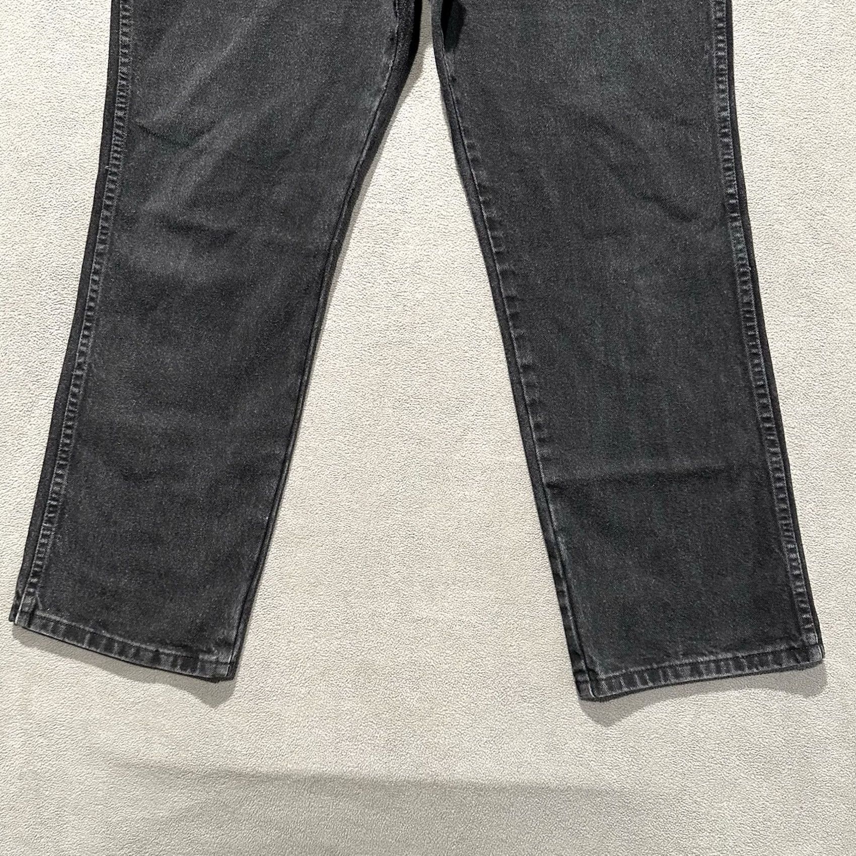 Wrangler VINTAGE Wrangler Jeans Mens 38x30 Black Denim 936WBK Slim Fit Cowboy Cut EUC Size US 30 / EU 46 - 6 Thumbnail