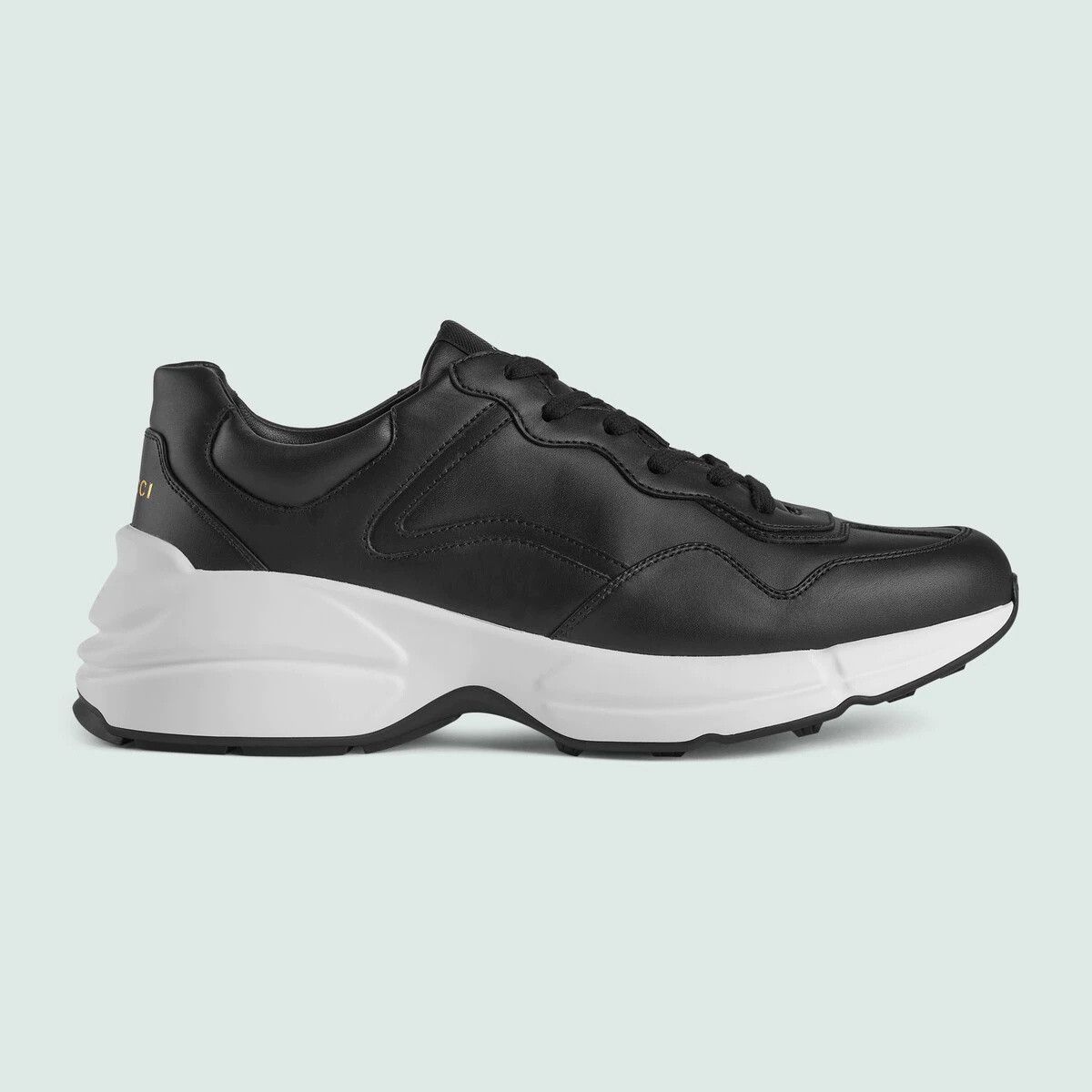 Gucci o1s1wg110225 Rhyton Sneakers in Black Size US 12 / EU 45 - 1 Thumbnail