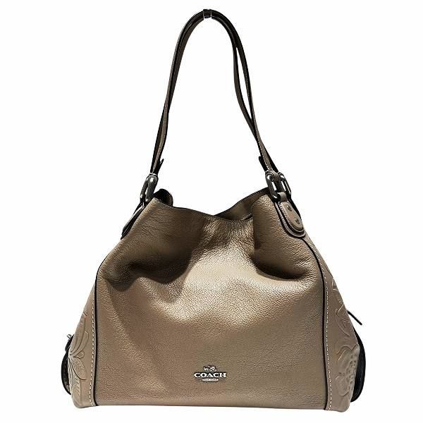 Coach Coach Edie Shoulder Bag Leather Shoulder Bag 12034, Women's
