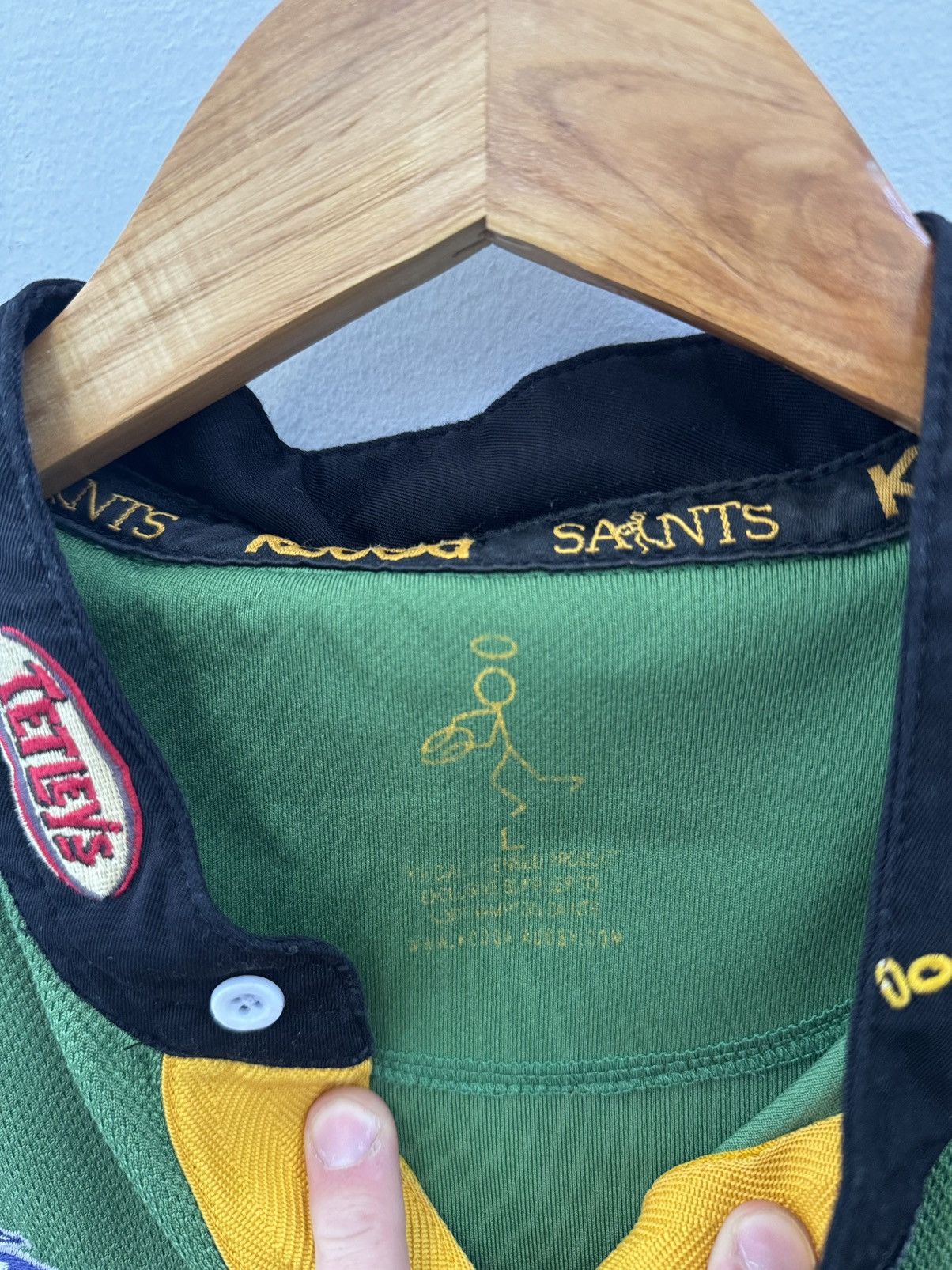 Vintage Northampton Saints Rugby Home Signed Shirt 2004/2005 - Kooga Size US L / EU 52-54 / 3 - 9 Thumbnail