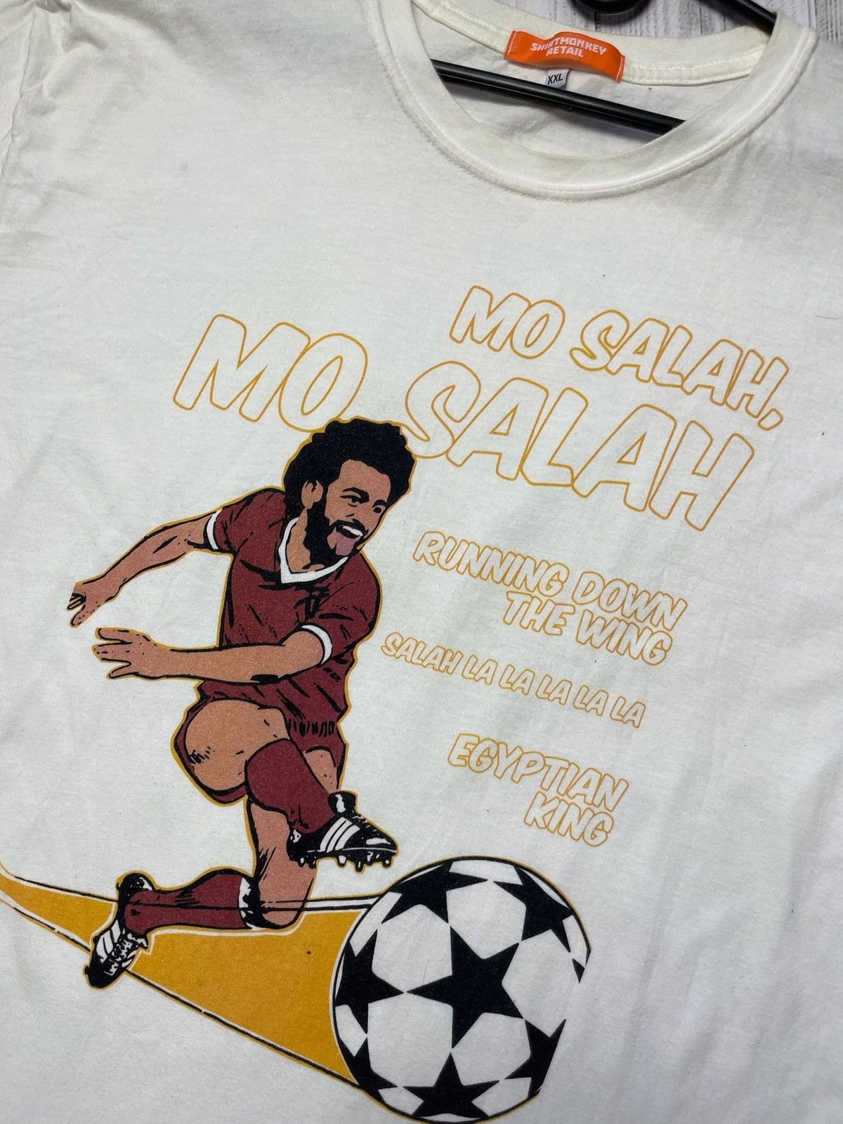 Vintage Vintage Mo Salah soccer tee logo size Xl rare King Size US XL / EU 56 / 4 - 2 Thumbnail