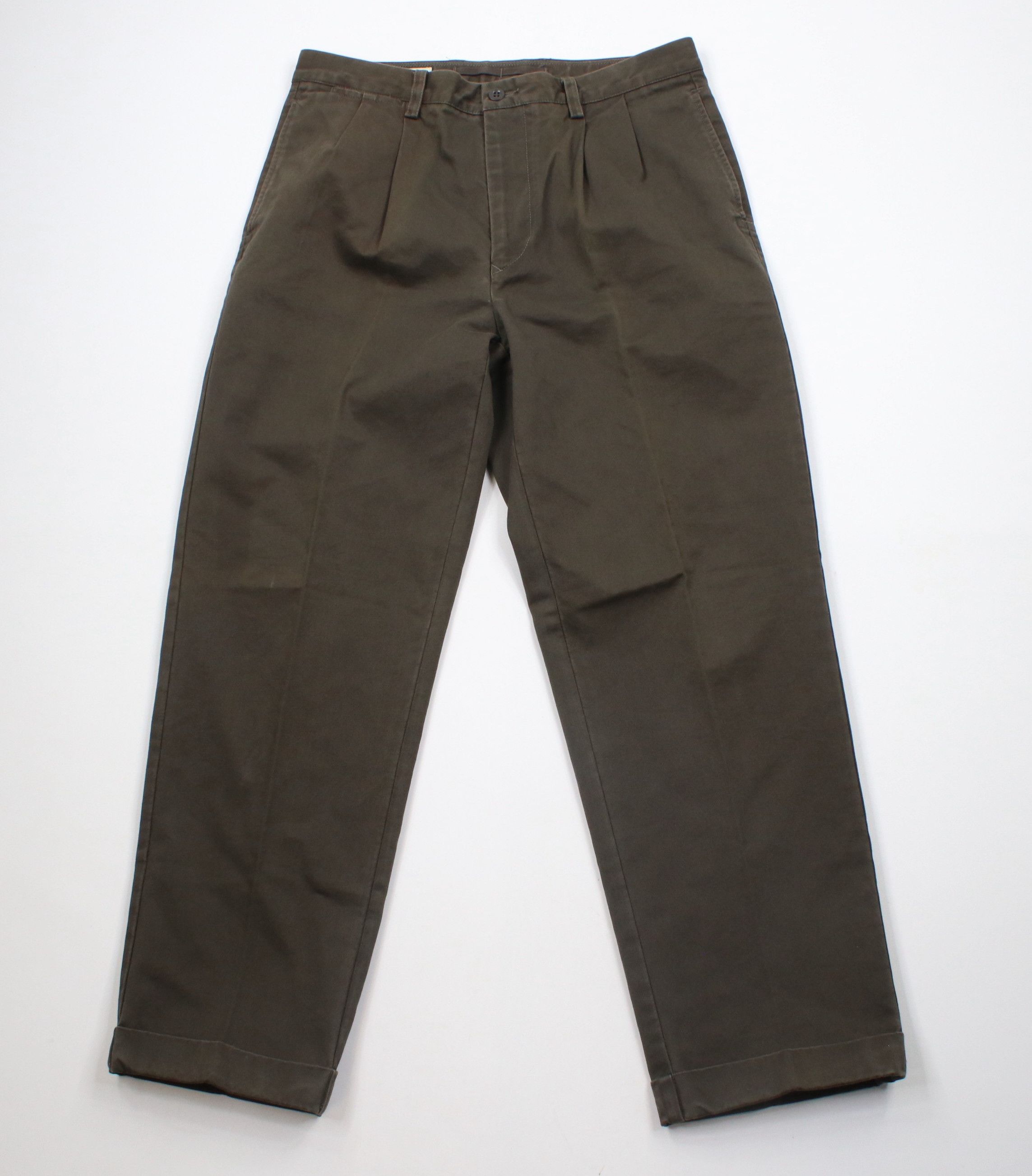 Nautica × Vintage Vintage 90s Nautica Marine Drill Heavyweight Chino Pants Size US 33 - 1 Thumbnail