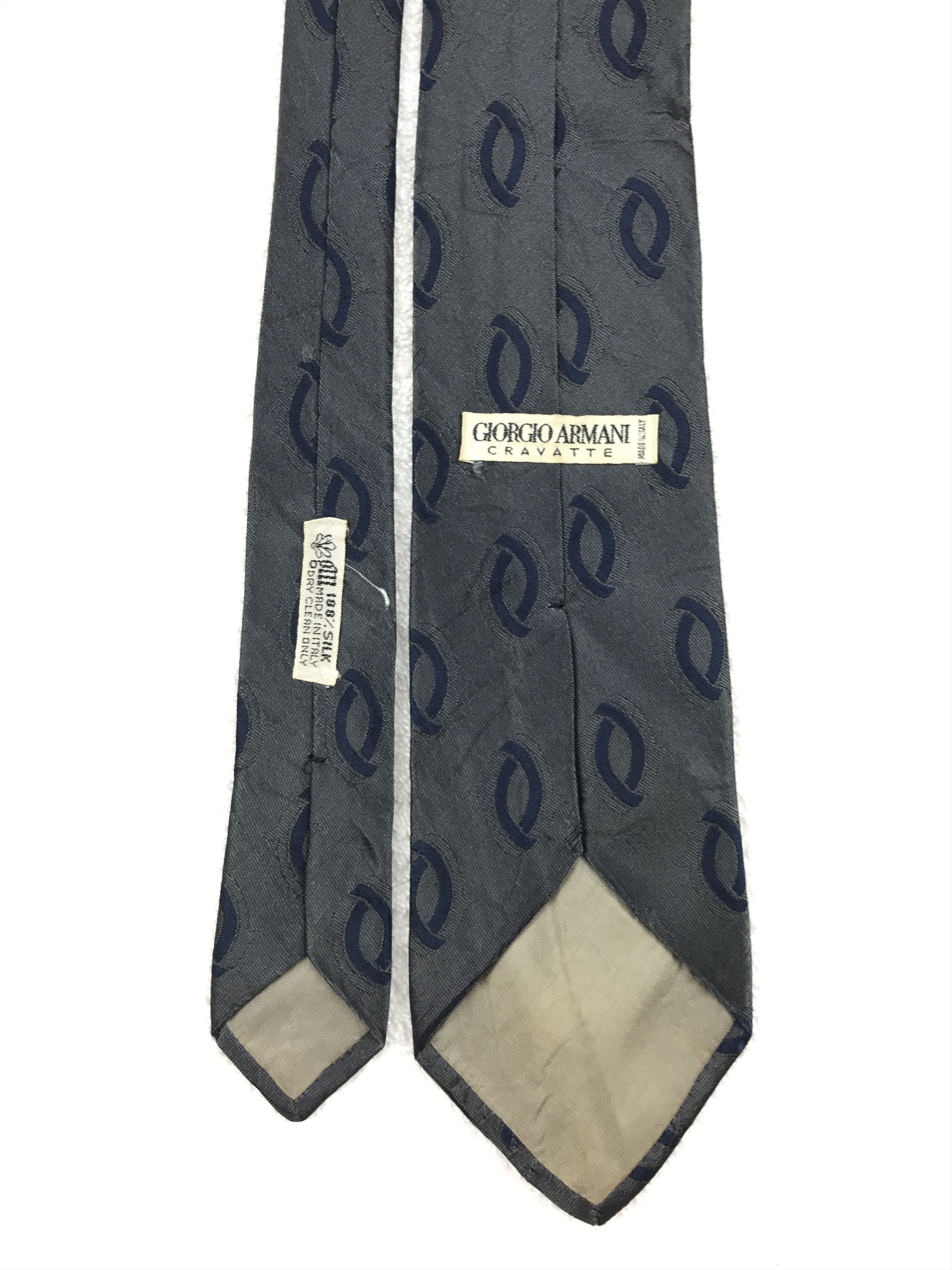 Giorgio Armani × Vintage Vintage Giorgio Armani Silk Necktie Size ONE SIZE - 4 Thumbnail