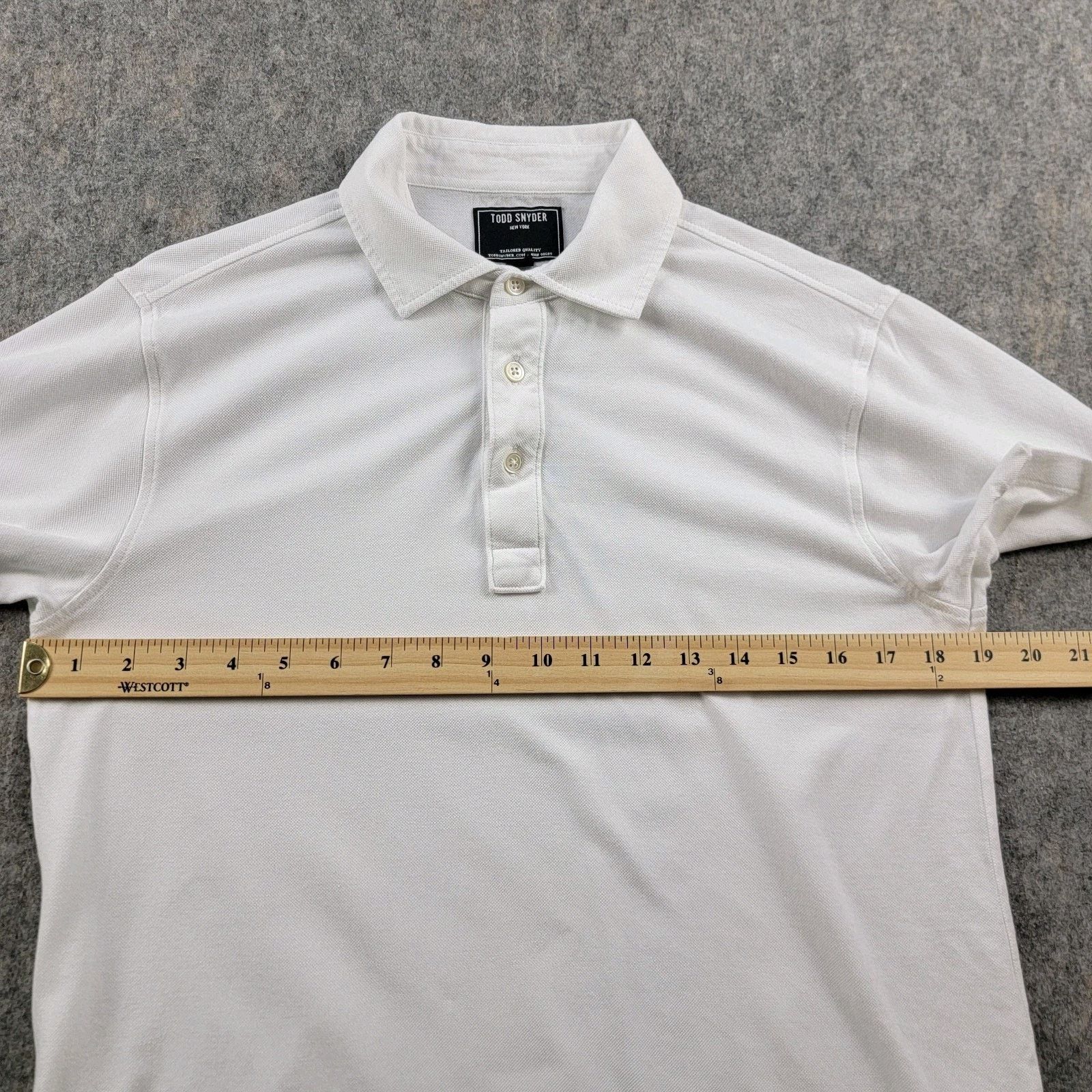 Todd Snyder Todd Snyder Polo Sweater Short Sleeve 13-KN179-8193 Size US XS / EU 42 / 0 - 3 Thumbnail