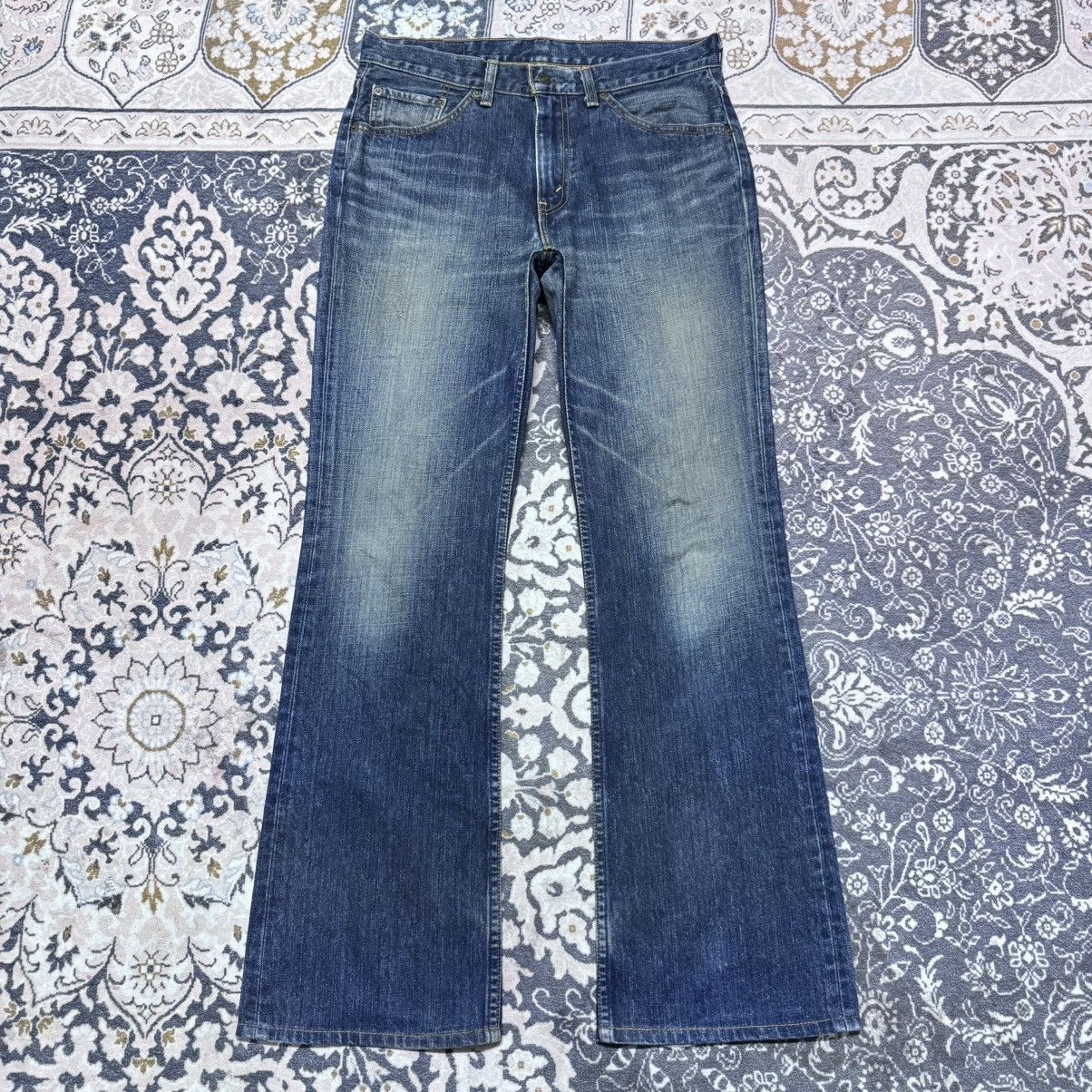 Levi's Vintage Levis 517 Denim Flare Jeans Hedi Slimane Size US 33 - 3 Thumbnail