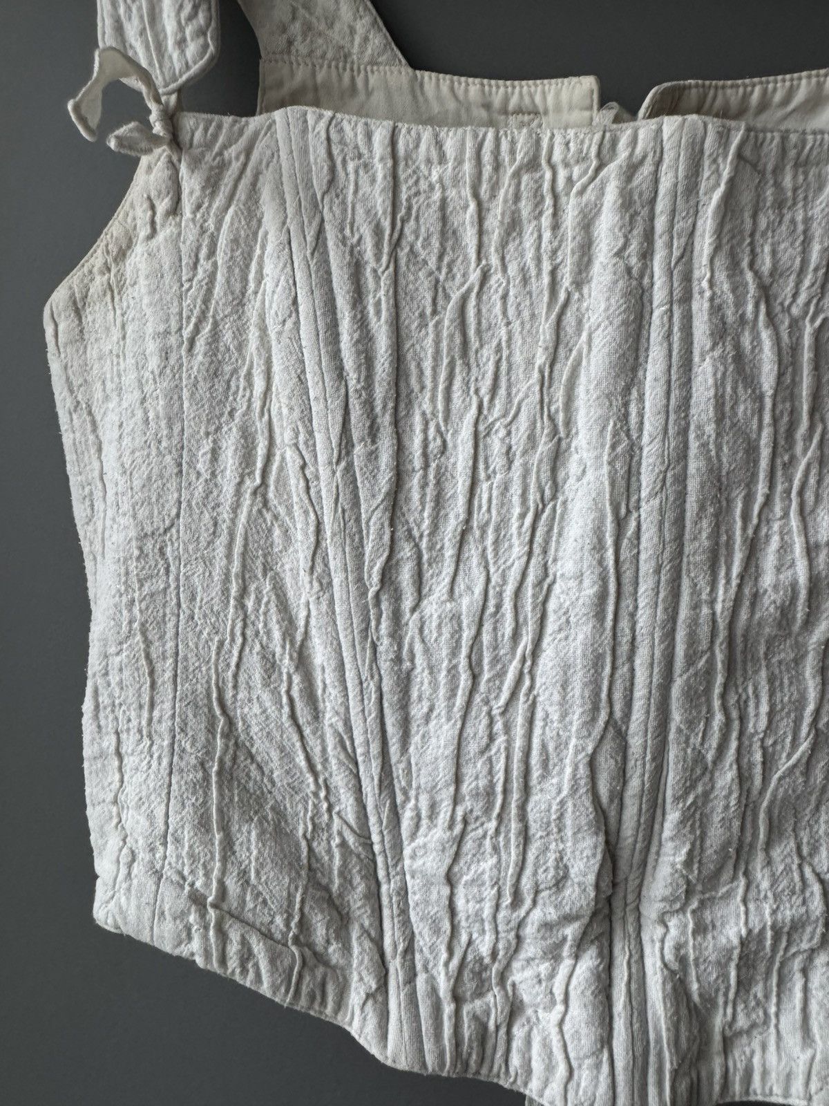 Ann Demeulemeester Spring 1994 Ann Demeulemeester off-white wrinkled corset Size XS / US 0-2 / IT 36-38 - 3 Thumbnail