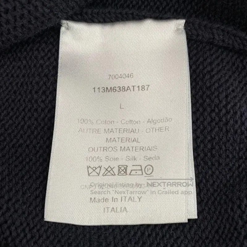 Dior Dior Black Cotton Men's Sweater . Size US L / EU 52-54 / 3 - 7 Thumbnail