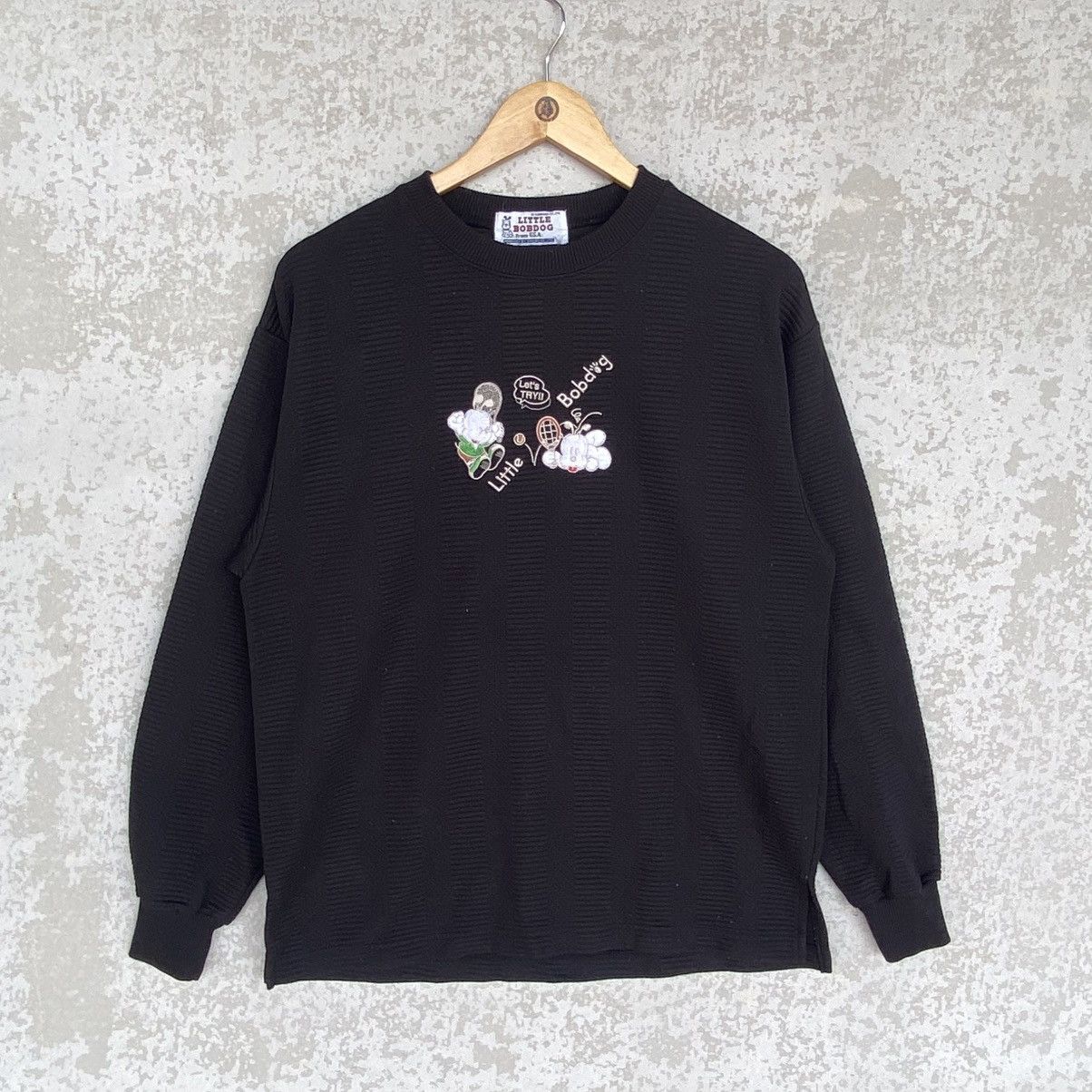 Other Vintage Little BobDog Big Printed Crewneck Sweatshirt Black Size M / US 6-8 / IT 42-44 - 1 Thumbnail