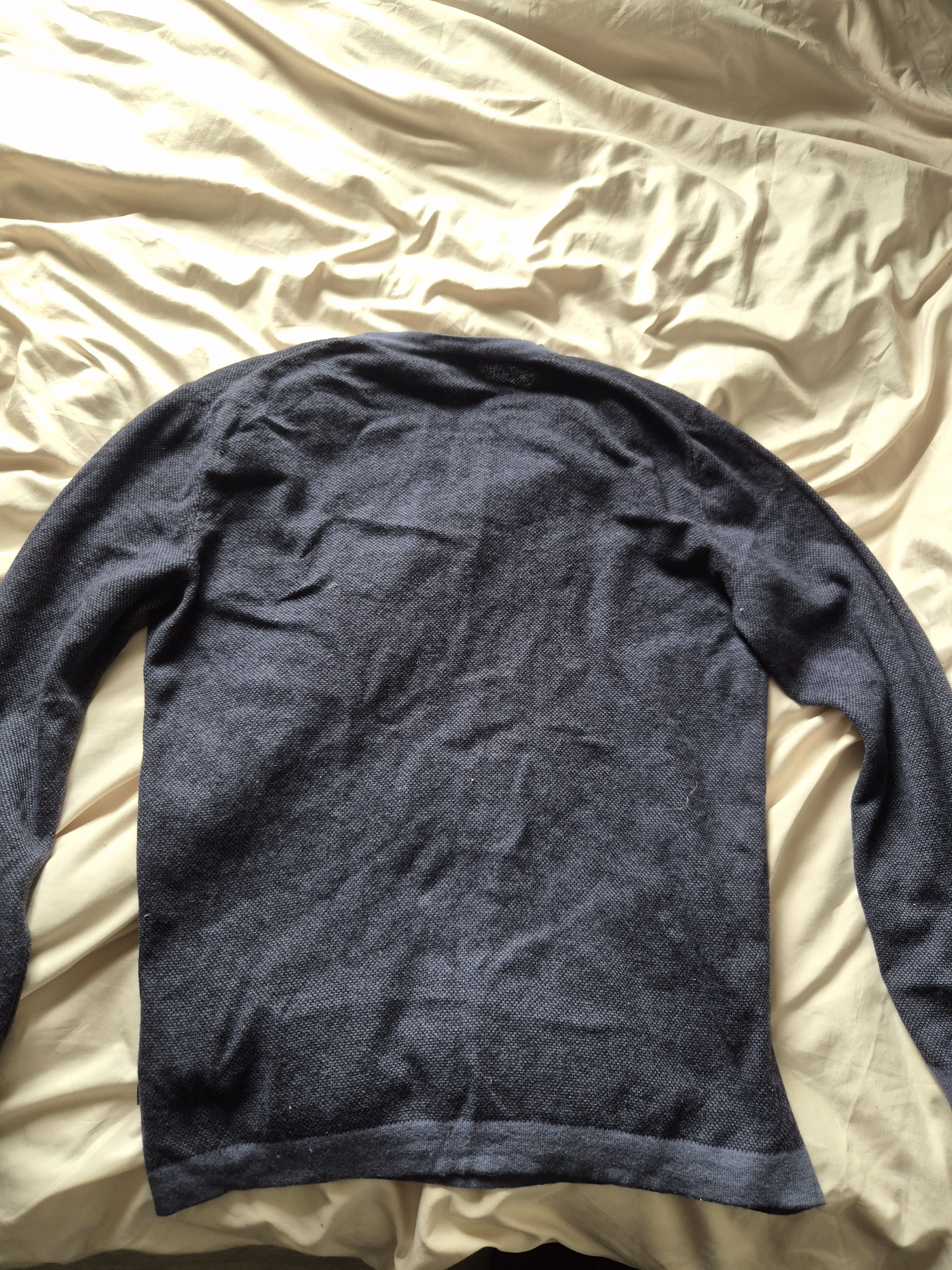 Hugo Boss Hugo boss navy stripped knit sweater Size US L / EU 52-54 / 3 - 2 Thumbnail