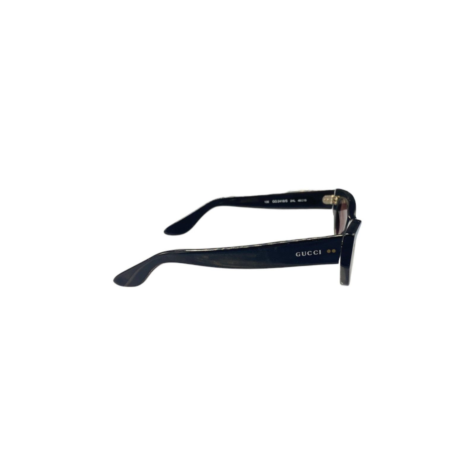 Gucci Black Cat Eye Sunglasses Size ONE SIZE - 4 Thumbnail