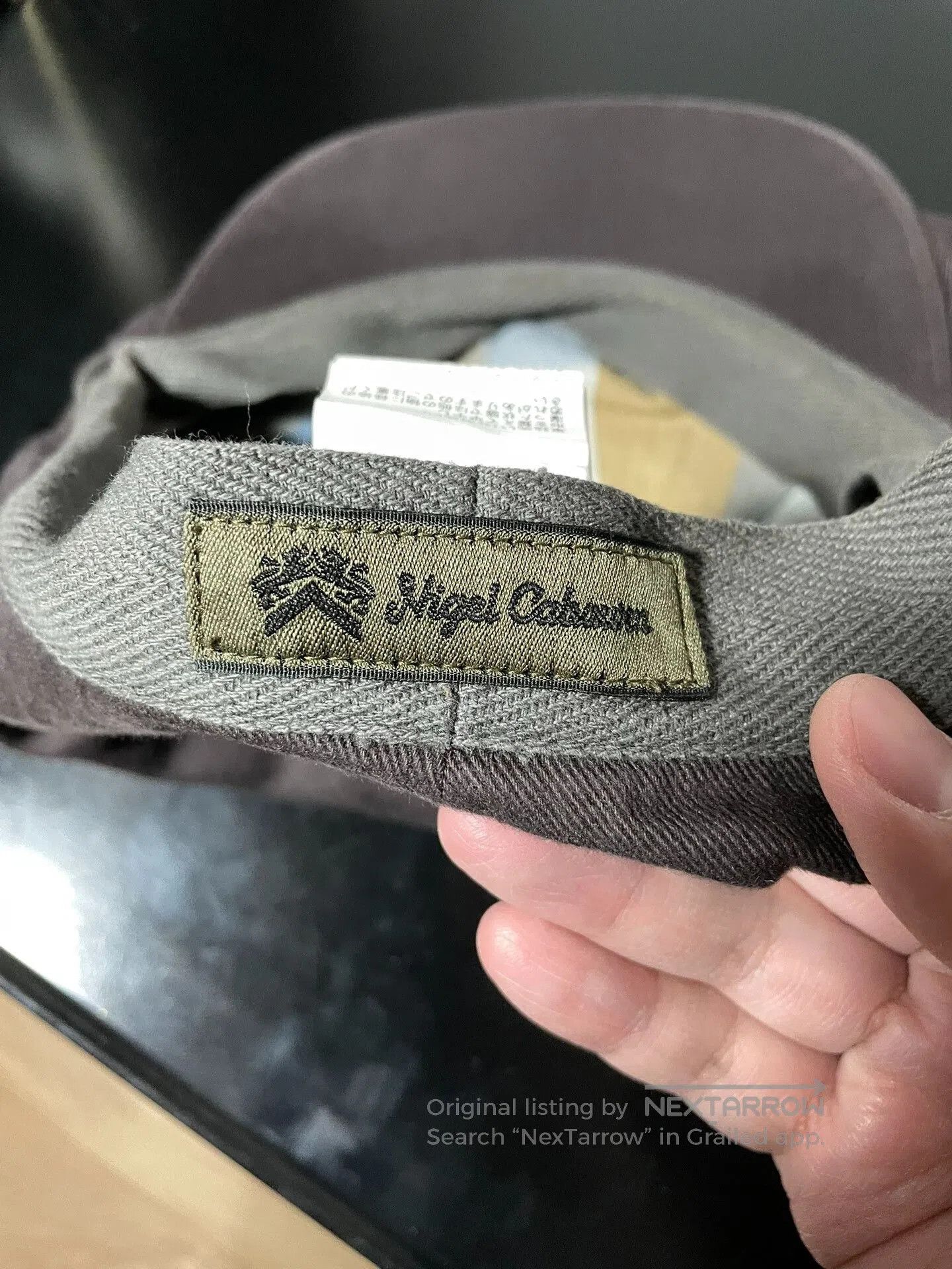 Nigel Cabourn Nigel Cabourn Vintage Charcoal Newsboy Cap. Size ONE SIZE - 5 Thumbnail