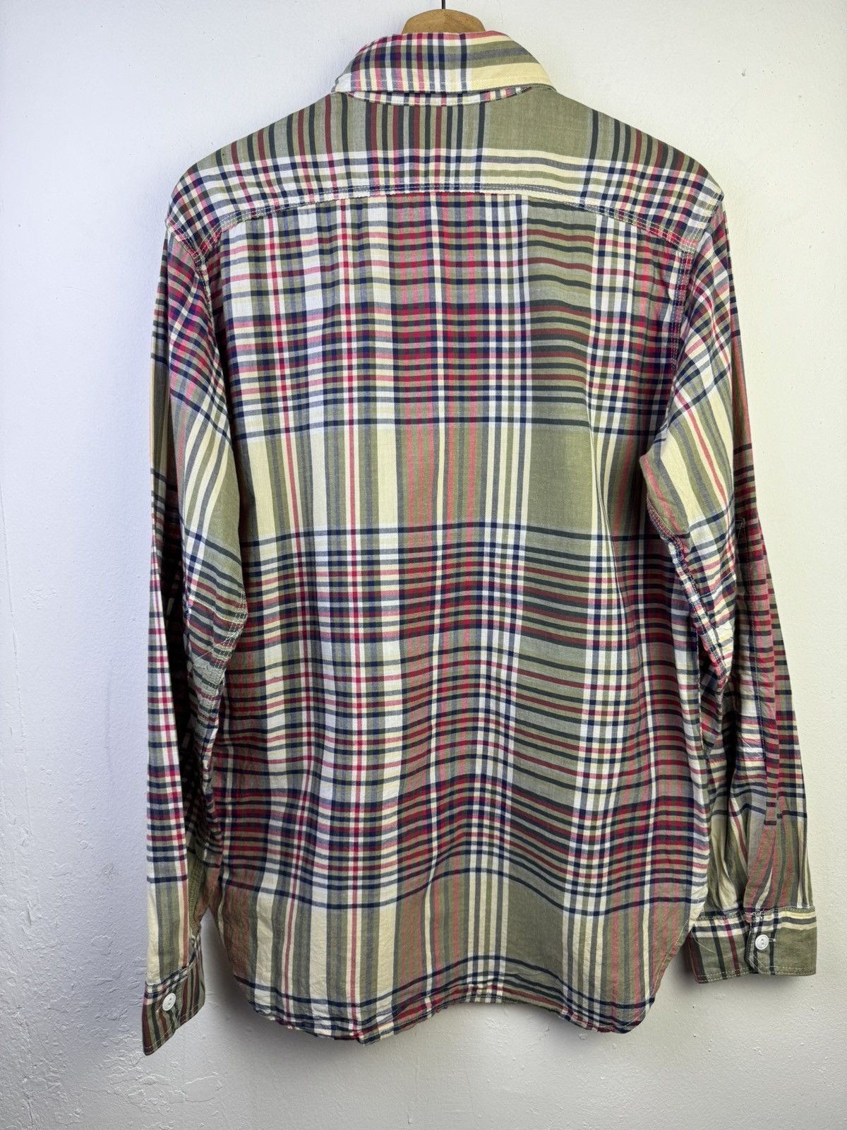 Engineered Garments Engineered Garments Madras Cotton patchwork work shirt Size US S / EU 44-46 / 1 - 6 Thumbnail