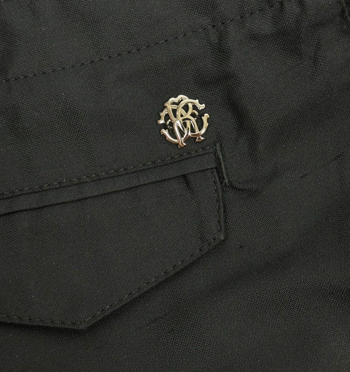 Roberto Cavalli Roberto Cavalli Black Silk-Polyester Pants size 42 Size 28" / US 6 / IT 42 - 7 Thumbnail