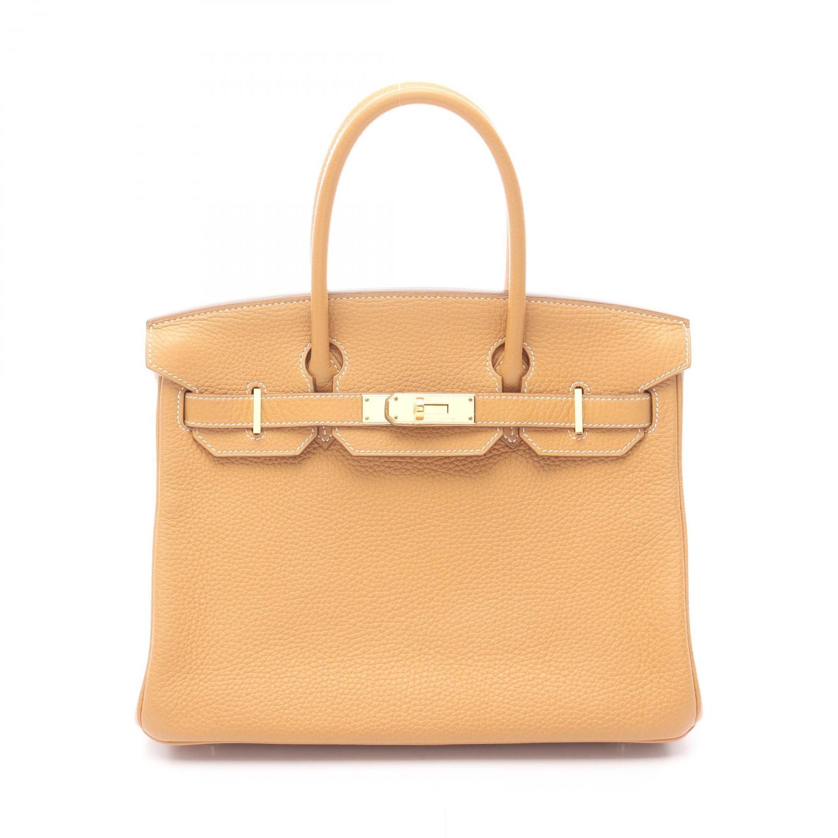 Hermes Hermes Hermes Birkin30 Calfskin Leather Handbag R DUTY FREE for USA Size ONE SIZE - 1 Thumbnail