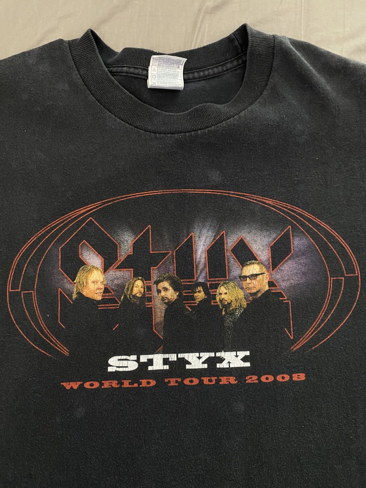 Band Tees × Vintage Vintage Styx 2008 World Tour T shirt Size US XL / EU 56 / 4 - 3 Thumbnail