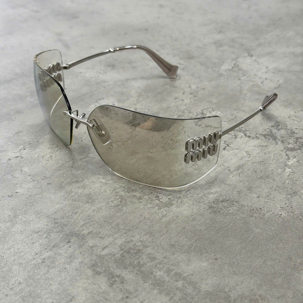 Miu Miu MIU MIU MU 54YS 1BC10F Sunglasses Size ONE SIZE - 1 Thumbnail