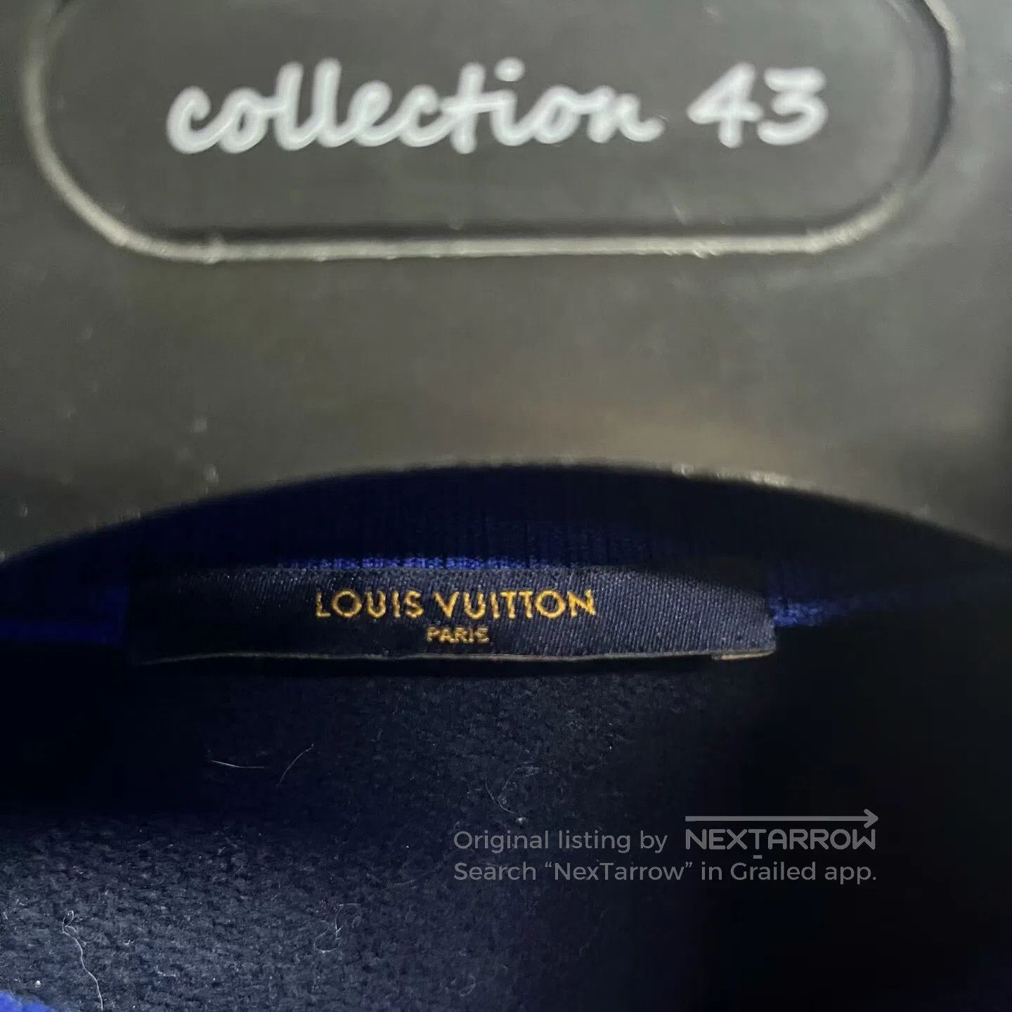 Louis Vuitton Louis Vuitton Black and blue patterned portrait-print logo Size US XXL / EU 58 / 5 - 2 Thumbnail