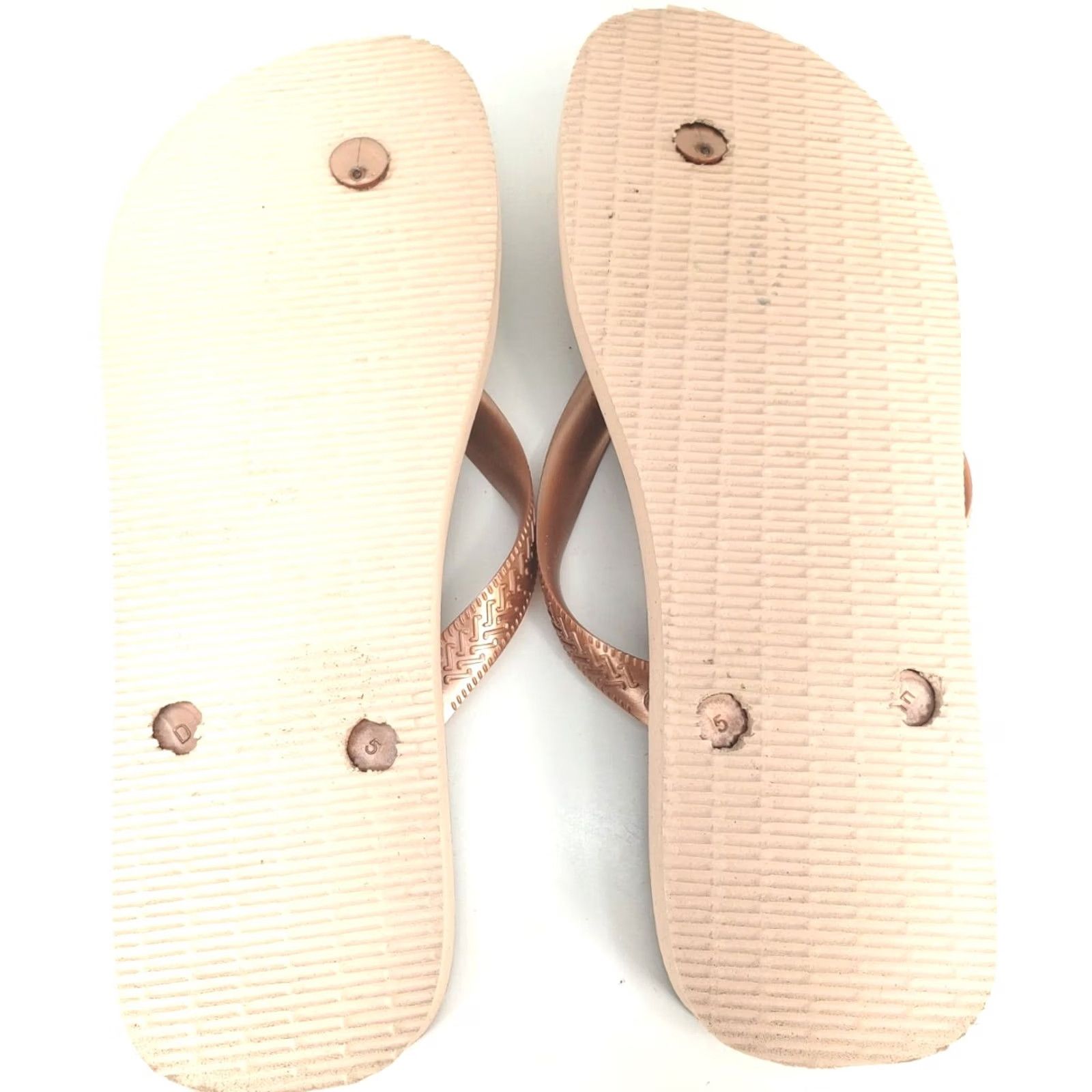 Vintage Havaianas Flip Flop Sandal Thong Rubber Leopard Cheetah Pink Purple Black Size 9 /10 Womens Pre-owned Vintage: No Size US 9 / IT 39 - 7 Thumbnail