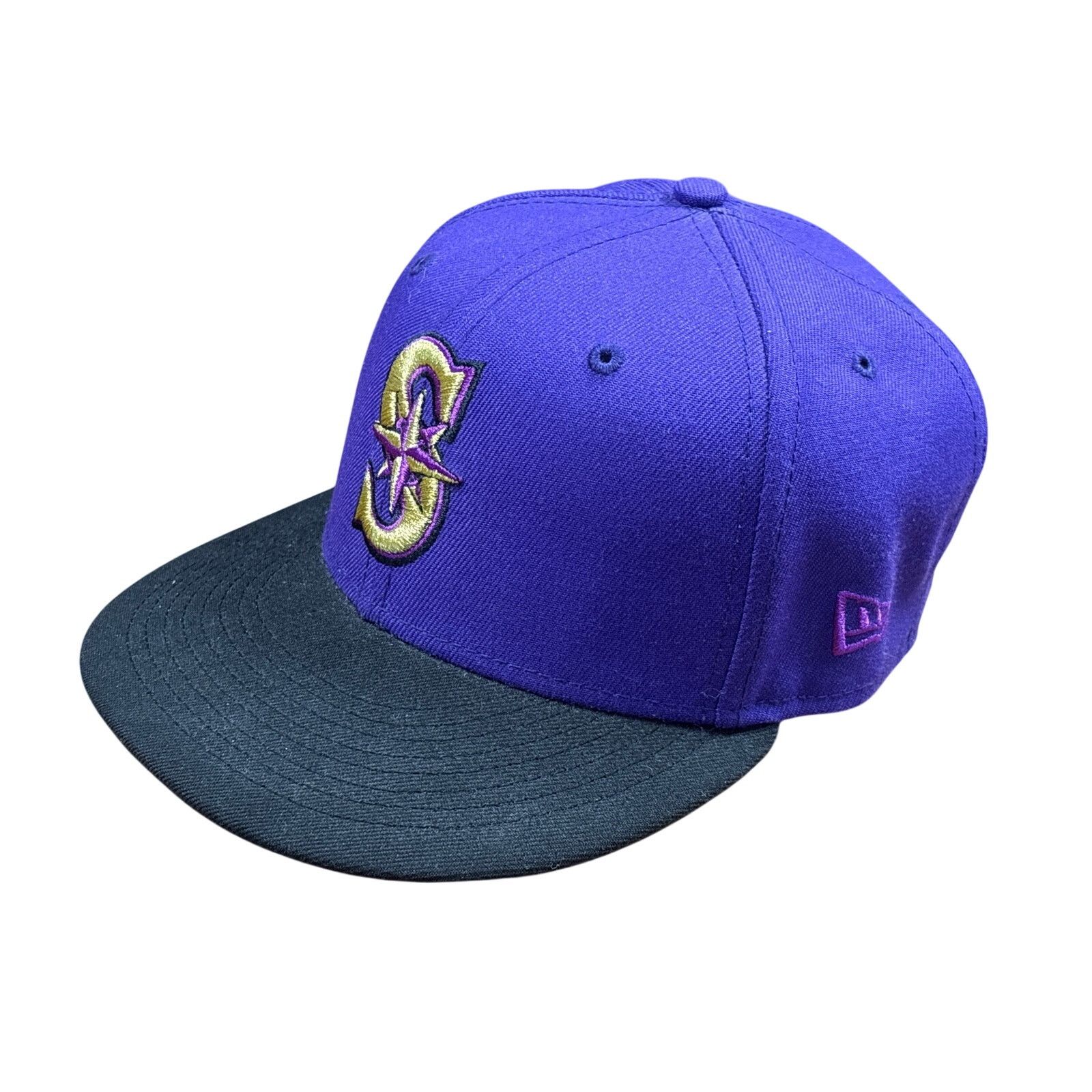 New Era New Era Seattle Mariners Crown Royal 2022 59FIFTY Hat 7 1/4 Size ONE SIZE - 2 Thumbnail