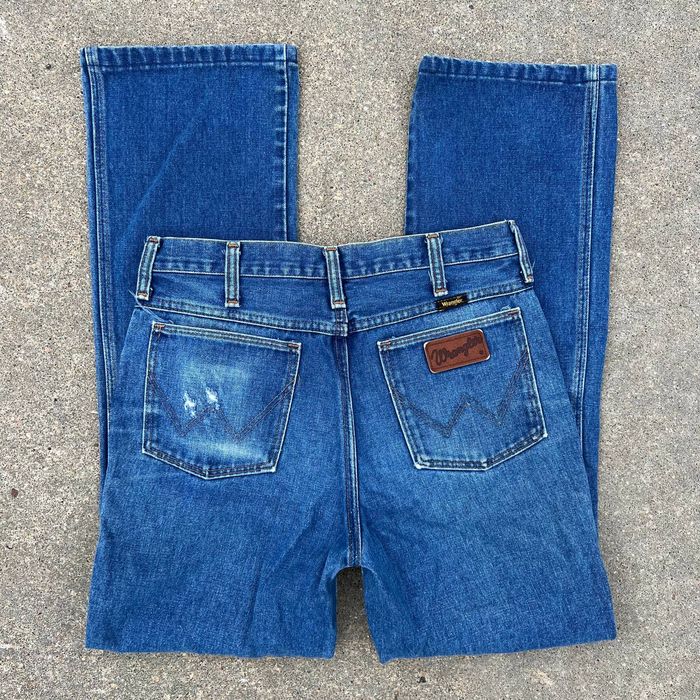 Wrangler Vintage 80s Wrangler Slim Fit High Rise Cowboy Cut Jeans Grailed 7847