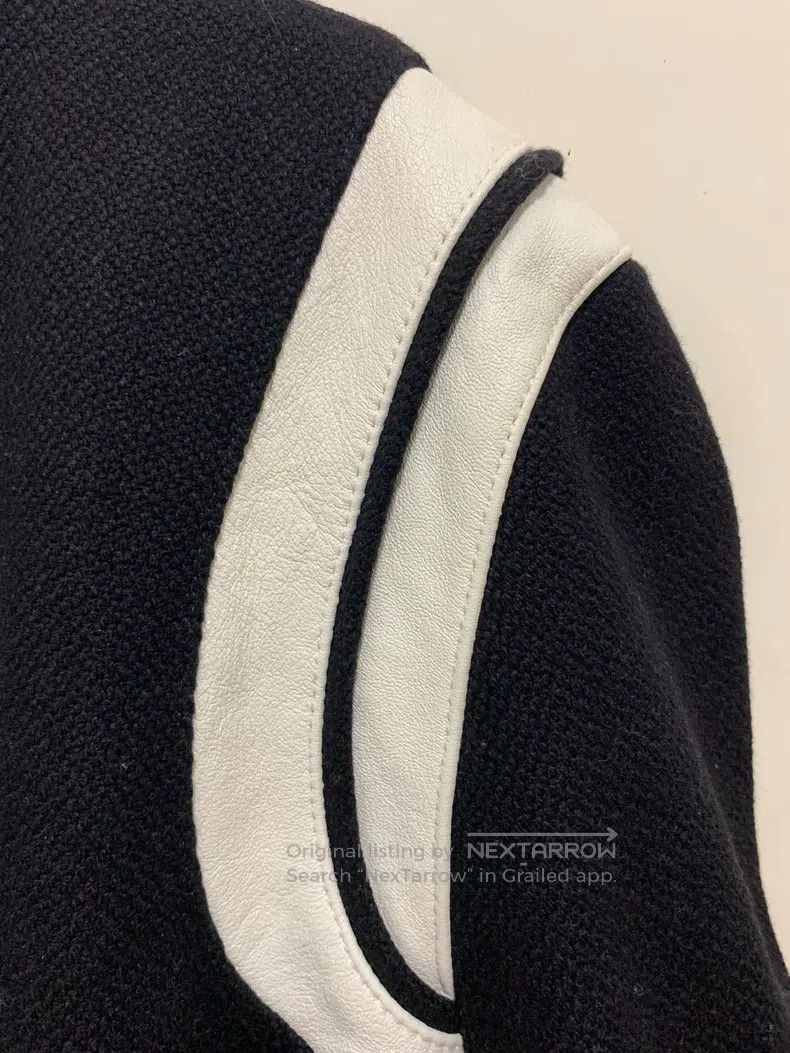 Saint Laurent Paris Saint Laurent Paris Black and White Wool Mixed Leather Bas Size US M / EU 48-50 / 2 - 6 Thumbnail