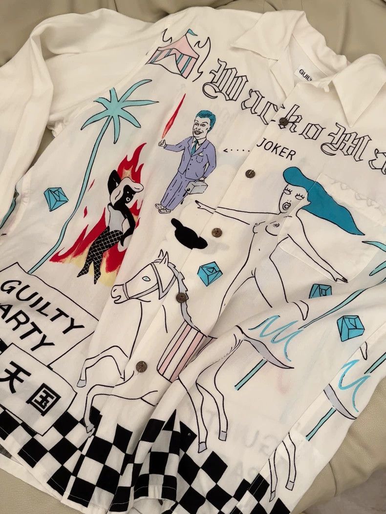 Wacko Maria wacko maria World Peace Theme Shirt 2503-Nextarrow Size US XL / EU 56 / 4 - 3 Thumbnail