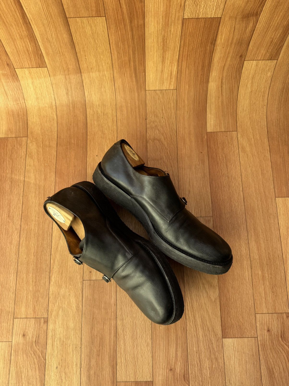 Yves Saint Laurent 🕷️💥 Saint laurent double monk creepsole loafers Size US 11 / EU 44 - 11 Thumbnail