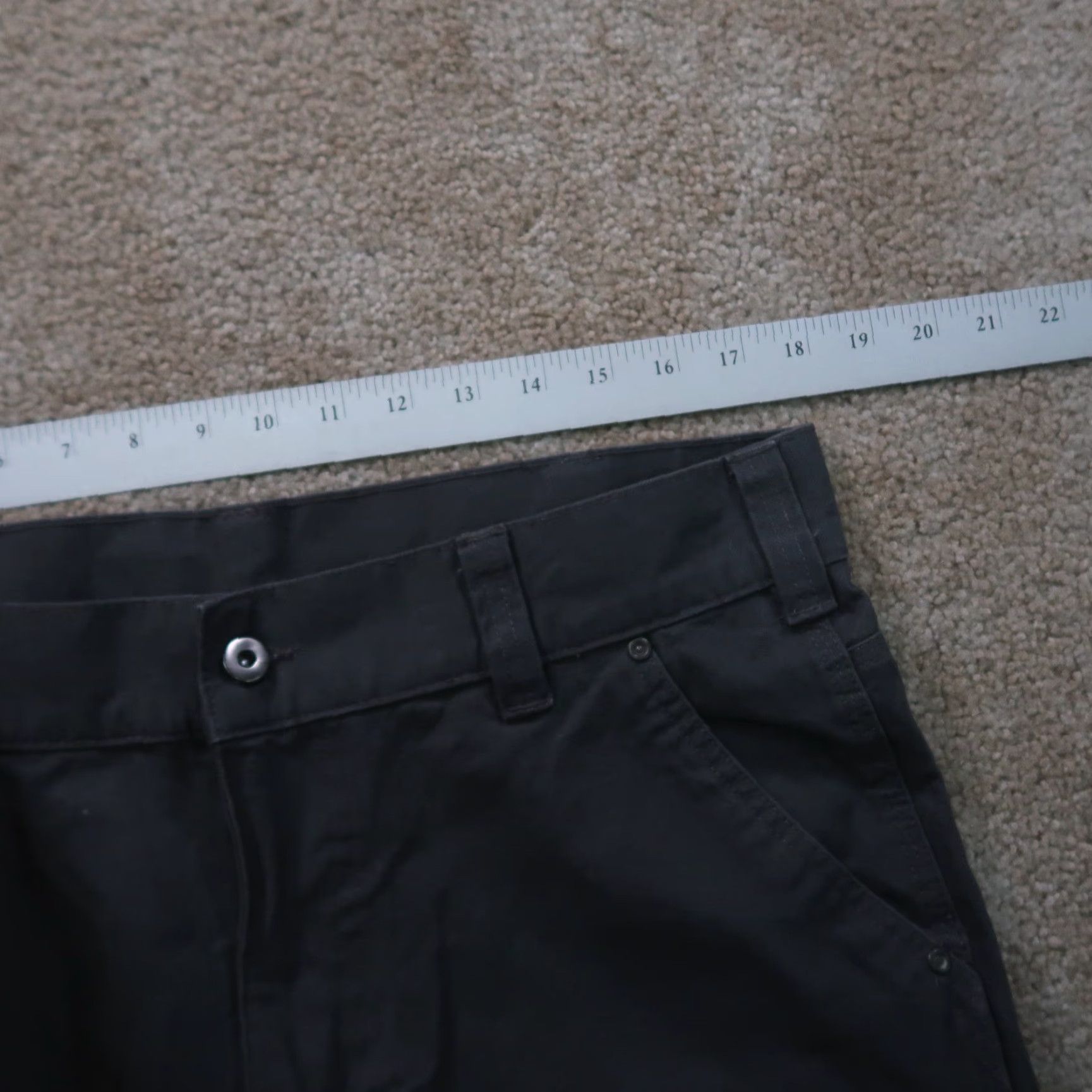 Vintage Work n' Sport Carpenter Shorts Mens 36 Gray Canvas Bermuda Workwear 80s Casual Size US 36 / EU 52 - 4 Thumbnail