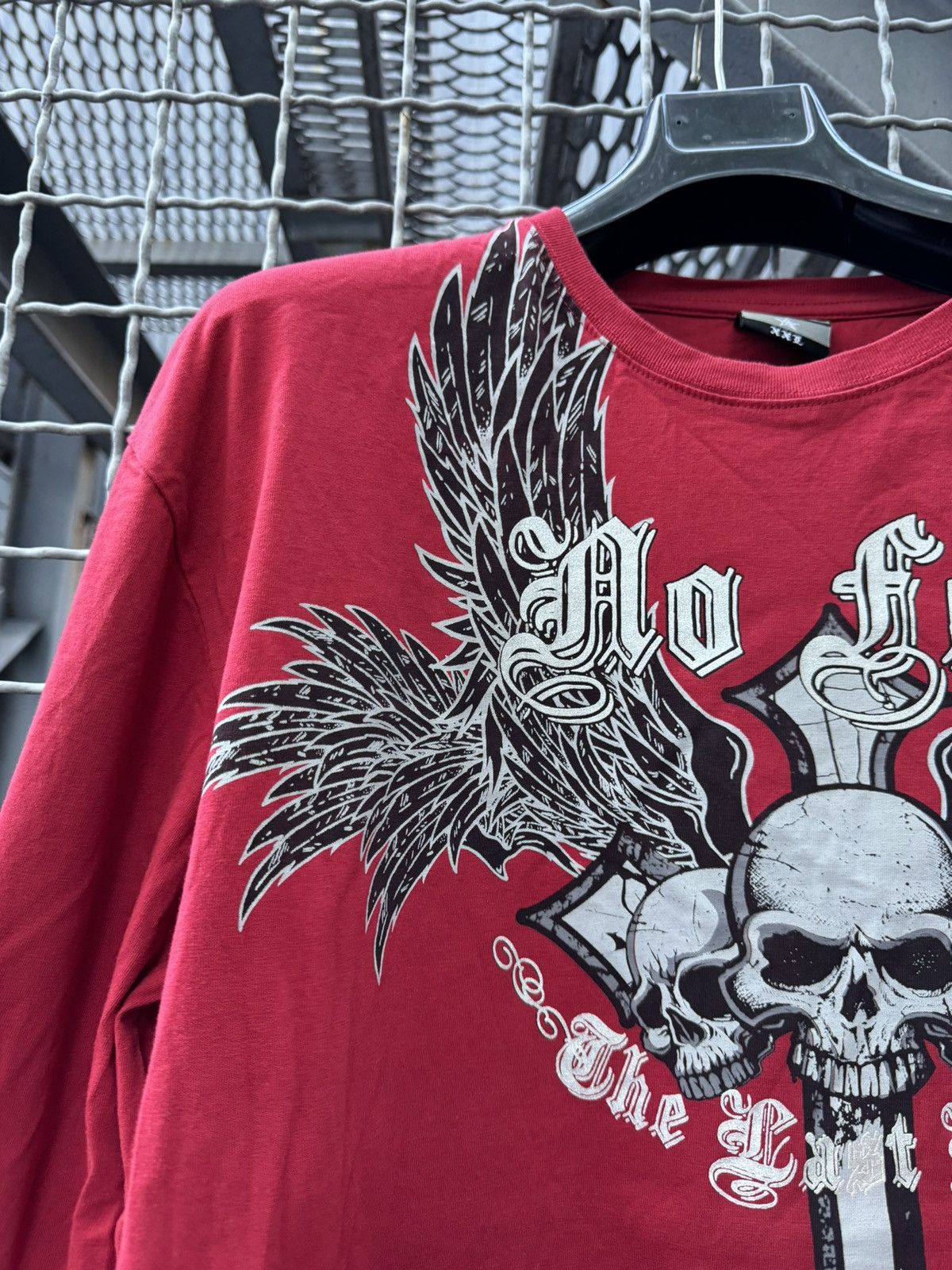 No Fear Vintage No Fear Affliction Wings Skull Long Sleeve Y2K Size US XXL / EU 58 / 5 - 4 Thumbnail