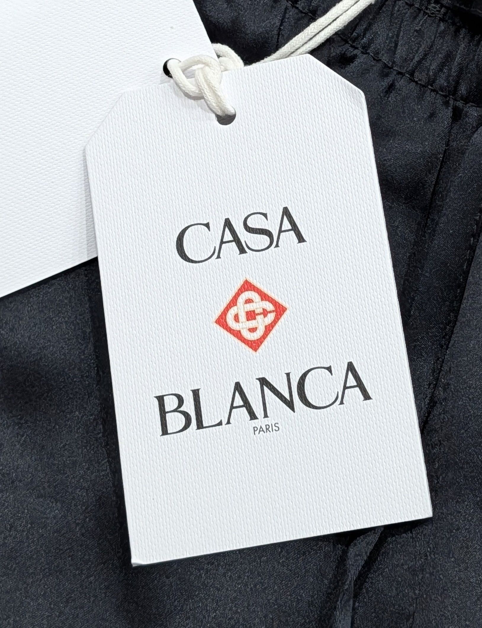 Casablanca Casablanca "Blades" Silk Shorts Dark Blue Multi Medium Size US 32 / EU 48 - 8 Thumbnail