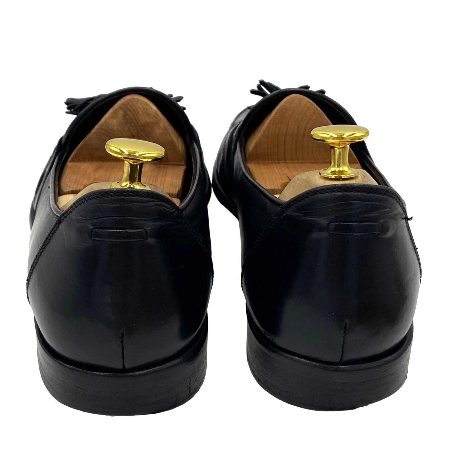 Cole Haan Italy Bragano Cole Haan men's size 10 black leather tassel l Size US 10 / EU 43 - 4 Thumbnail