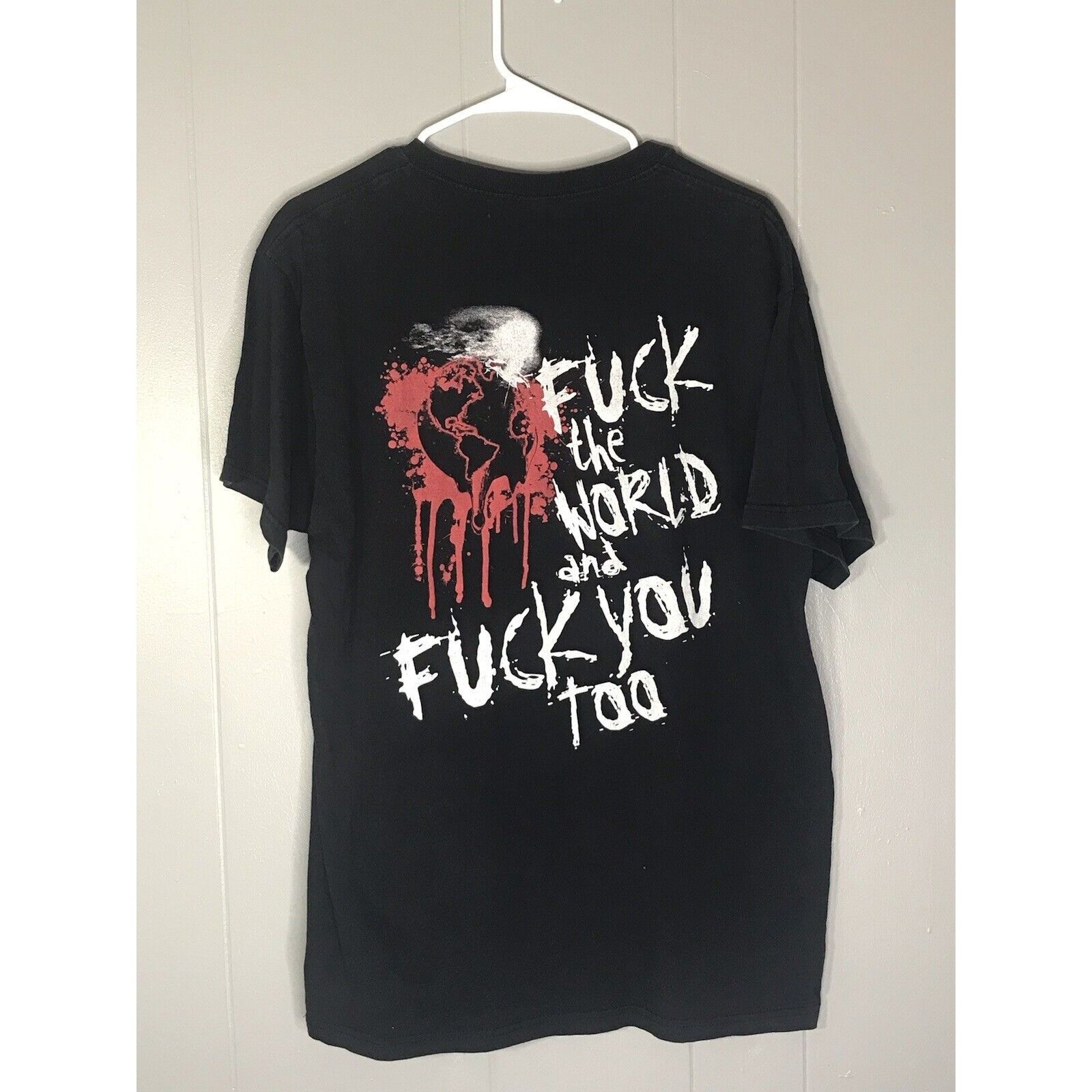 Vintage Vintage Adult LG ca. 2005 DOPE Band Nu Metal F*** The World Size US L / EU 52-54 / 3 - 1 Thumbnail