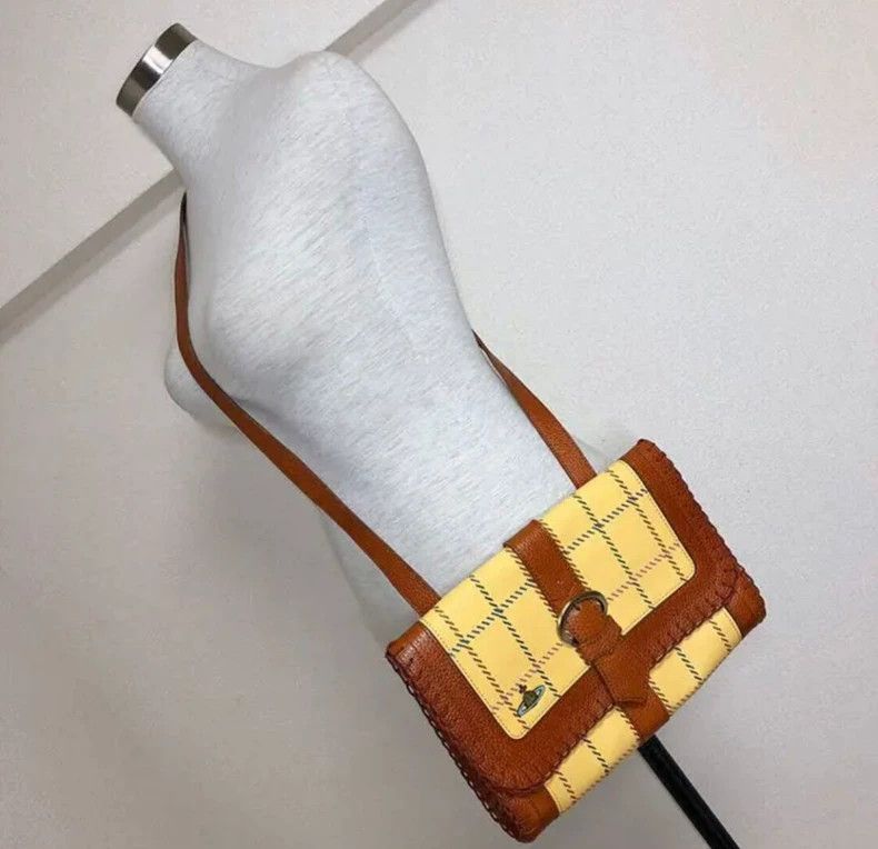 Vivienne Westwood Vivienne Westwood size os Metal Saturn checkered crossbody Size ONE SIZE - 2 Thumbnail