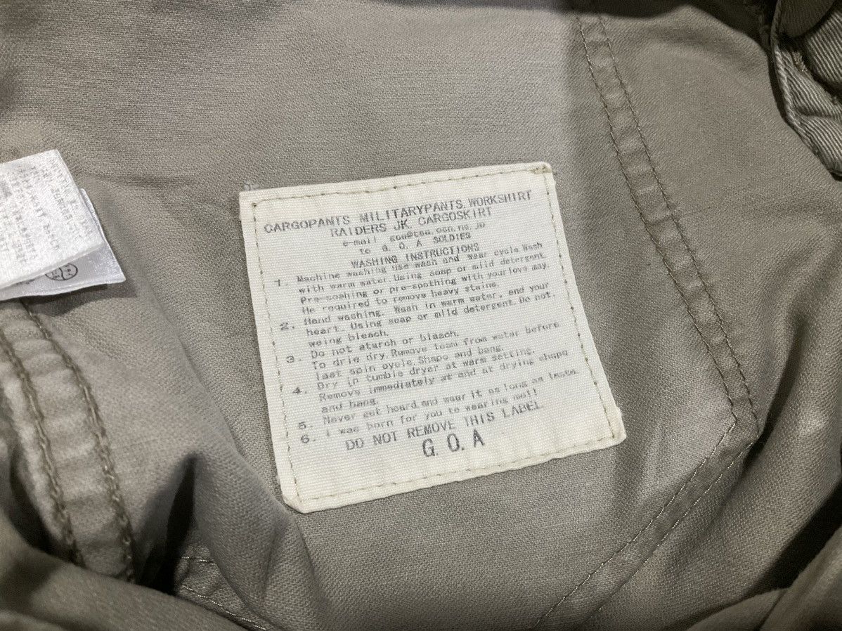 If Six Was Nine × Japanese Brand × Le Grande Bleu (L.G.B.) 🔥Y2K Archived G.O.A. Flared Cargo Pants Military Khaki Size US 30 / EU 46 - 12 Thumbnail