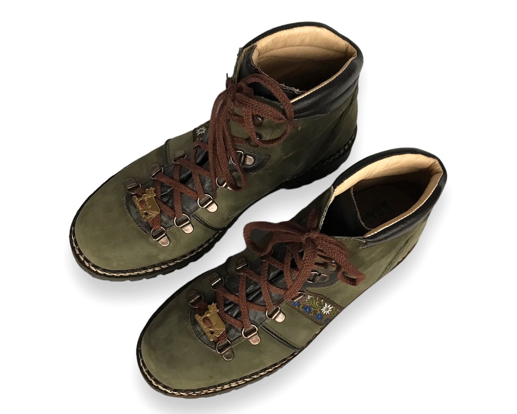 Folk KANDAHAR SWISS FOLK LIMITED EDITION LEATHER BOOTS EU39 UK6 Size US 8 / IT 38 - 2 Thumbnail