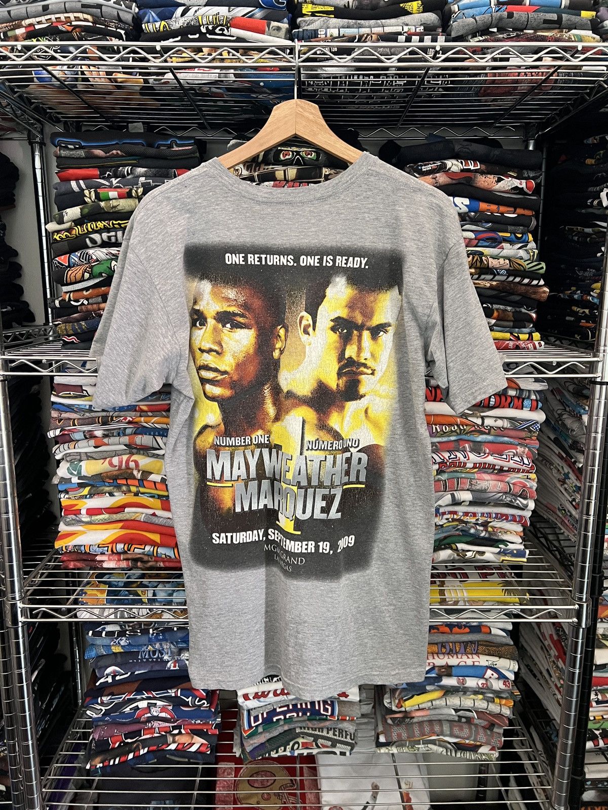 TMT 2009 Mayweather vs Marquez Boxing Promo Tee Size US L / EU 52-54 / 3 - 1 Thumbnail