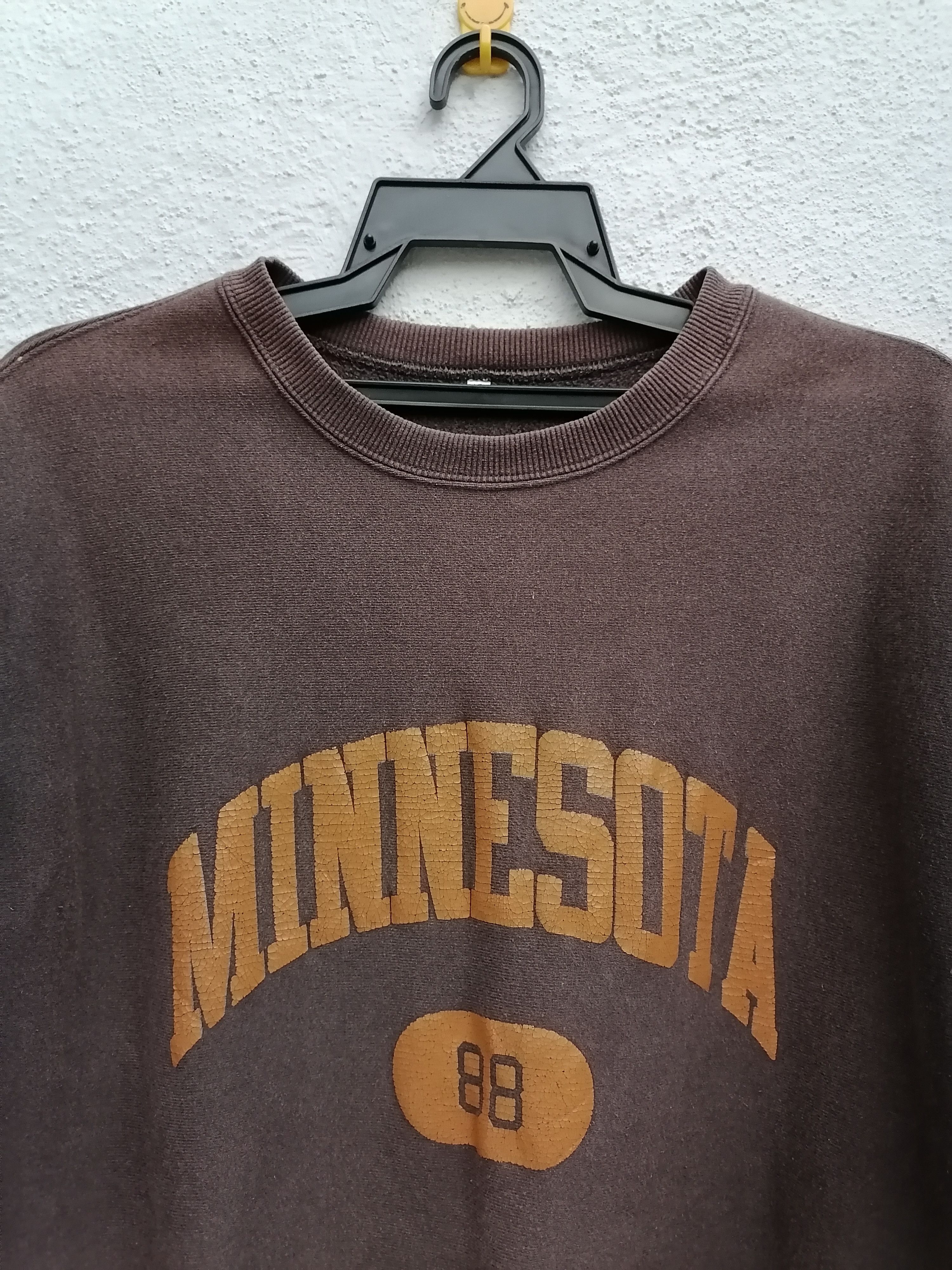 Vintage Trashed Faded Minnesota Reverse Weave Sweatshirts Size US L / EU 52-54 / 3 - 2 Thumbnail